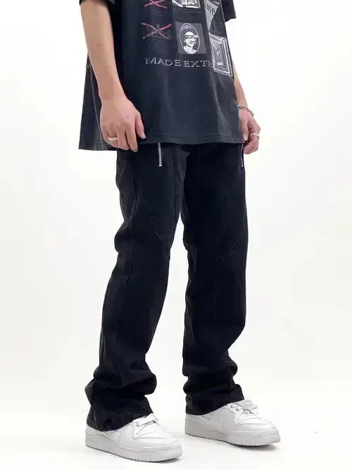 Designer × Japanese Brand × Vintage flared utility zipper hiphop pants Size US 30 / EU 46 - 2 Thumbnail
