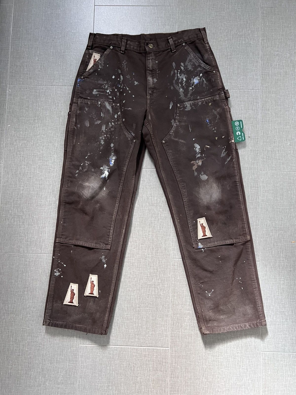 HIDDEN Hidden NY: Gems 22 Painted Liberty Double Knee Pant Size US 32 / EU 48 - 1 Thumbnail