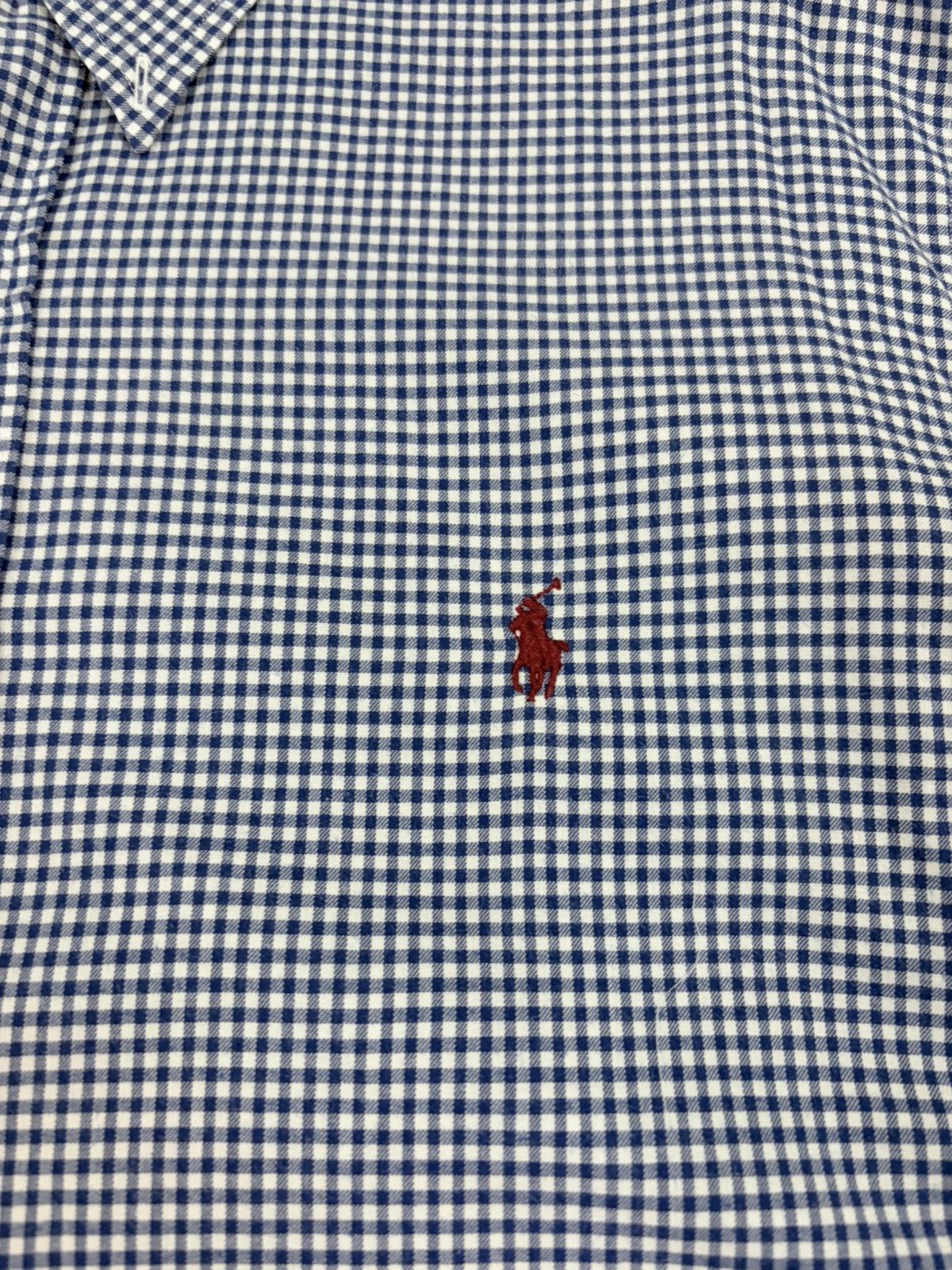 Ralph Lauren Polo Ralph Lauren Blue Gingham Button Down Shirt XL Size US XL / EU 56 / 4 - 5 Thumbnail