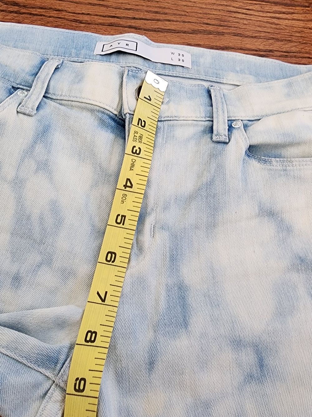 AYR AYR The Skinny Sea Opal Jeans 30 Cloud Core Retro Premium Size 30" / US 8 / IT 44 - 9 Thumbnail