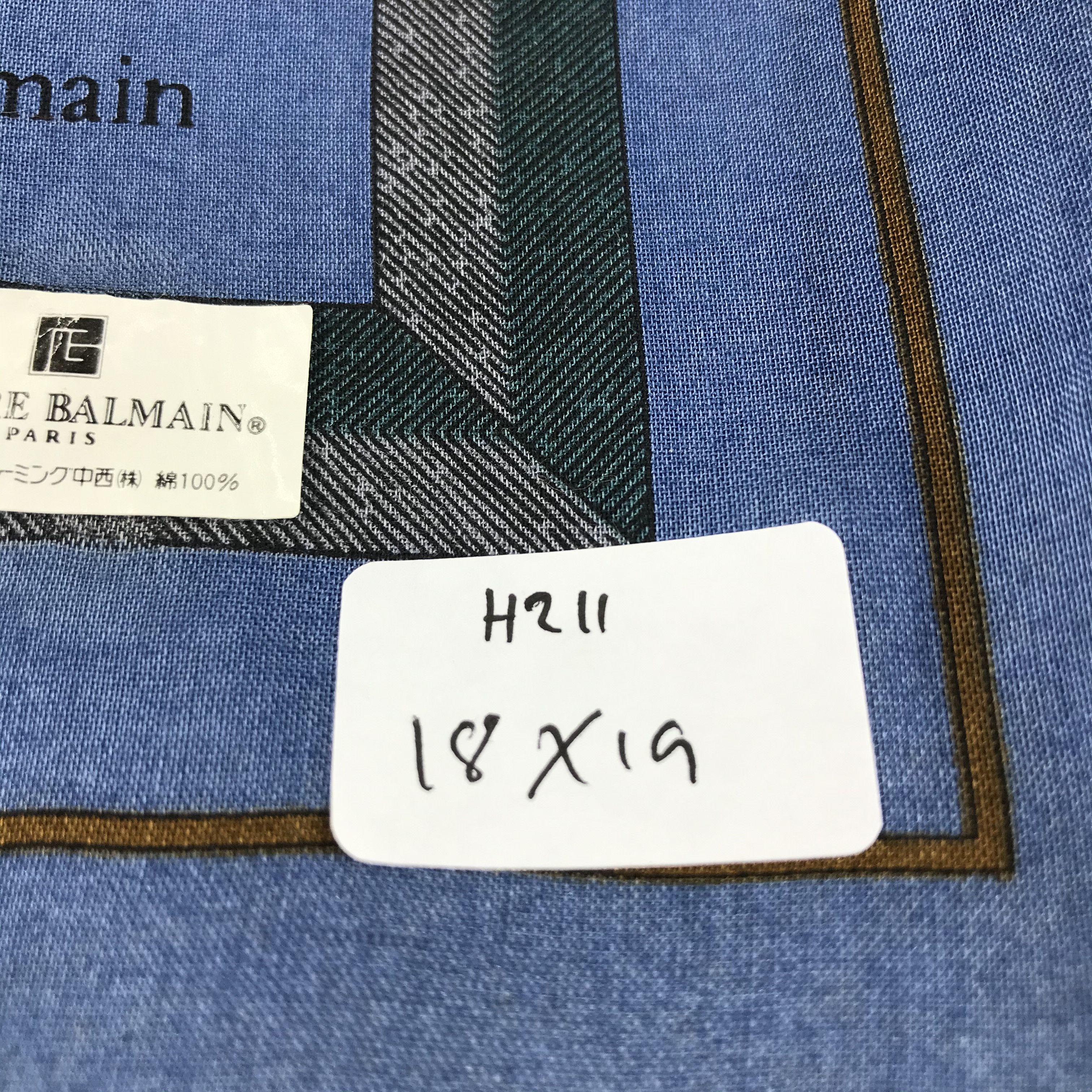Pierre Balmain × Vintage Pierre Balmain Handkerchief Neckerchief Bandana H211 Size ONE SIZE - 7 Thumbnail