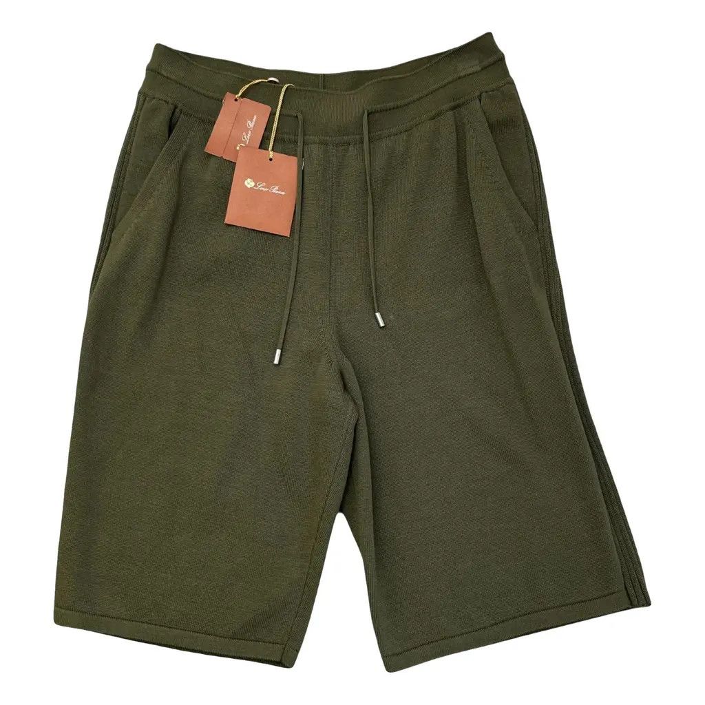 Loro Piana o1v3rcll0525 Short in Green Size US 30 / EU 46 - 1 Thumbnail