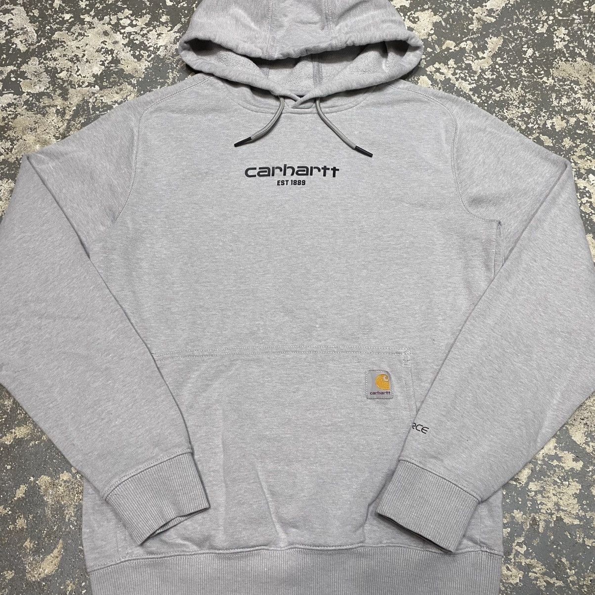 Other Y2K Carhartt Est 1889 Force Grey Hoodie Sweatshirt Size US S / EU 44-46 / 1 - 9 Thumbnail