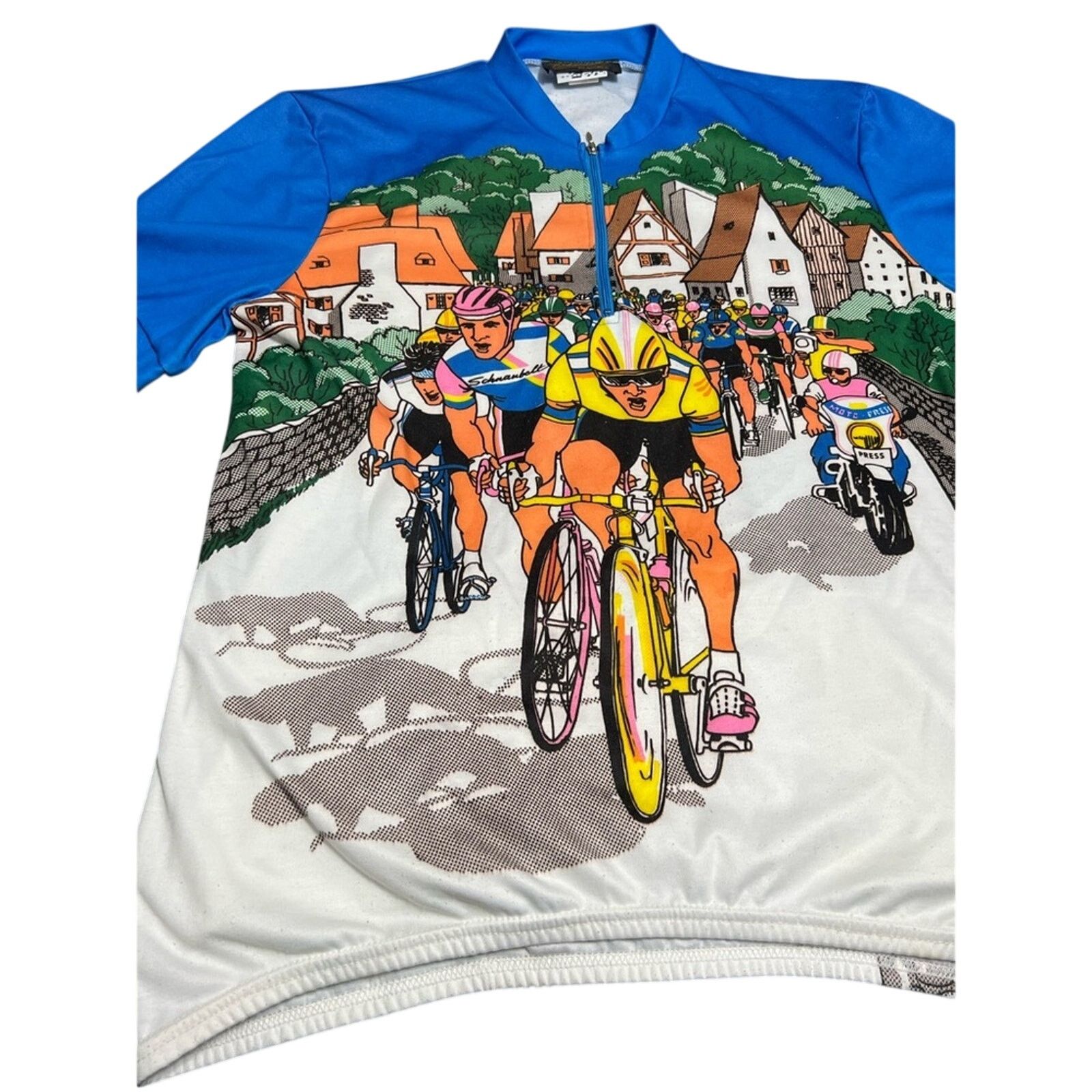 Other Vintage Aero Tech Schnaubelt Cycling Jersey XL Race Rare! Size US XL / EU 56 / 4 - 3 Thumbnail