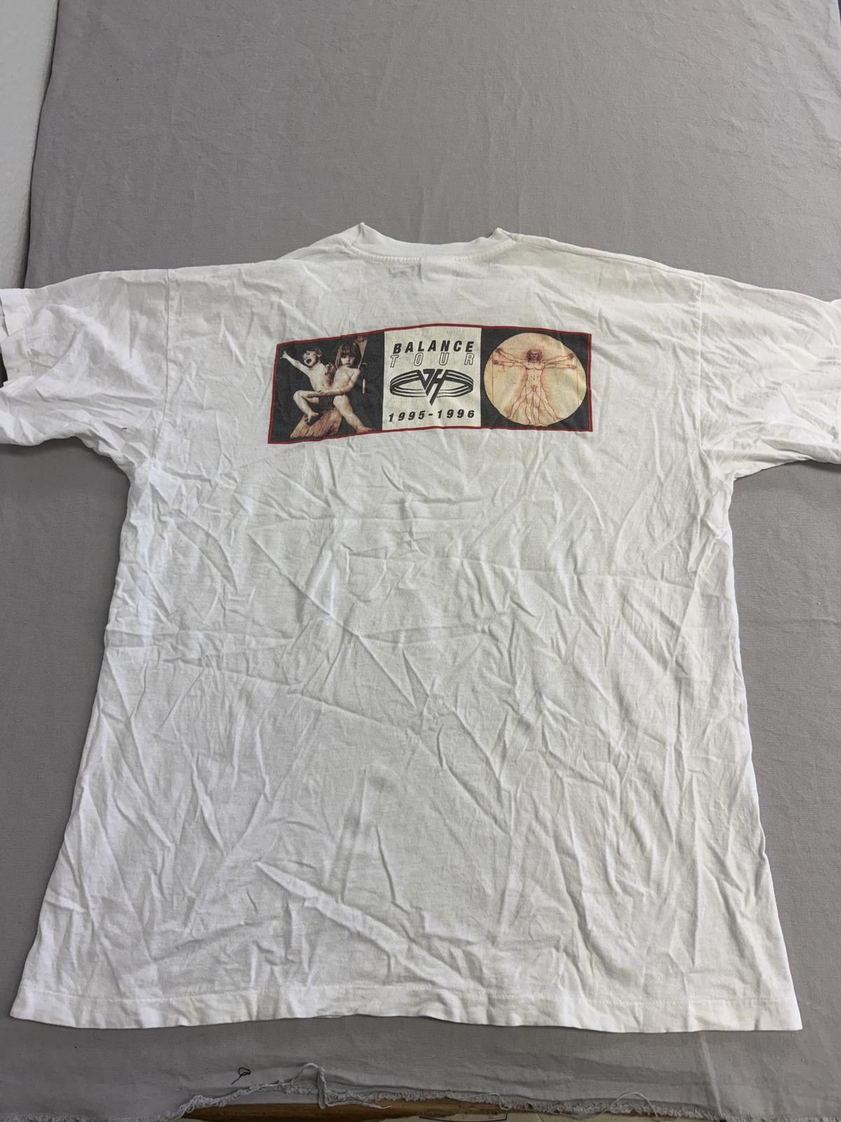 Fruit Of The Loom Vintage Van Halen Tour T-shirt 1995 Balance Tour 2 Sided XL Size US XL / EU 56 / 4 - 2 Thumbnail