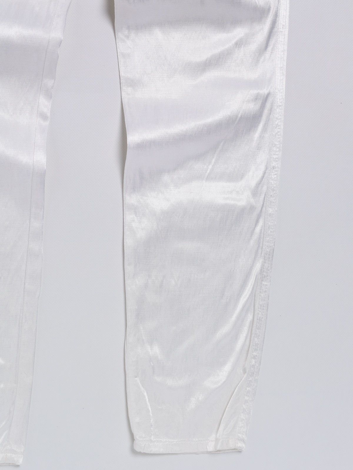 Moschino Moschino Jeans Vintage Pants Viscose White Trousers Logo Size 27" / US 4 / IT 40 - 4 Thumbnail