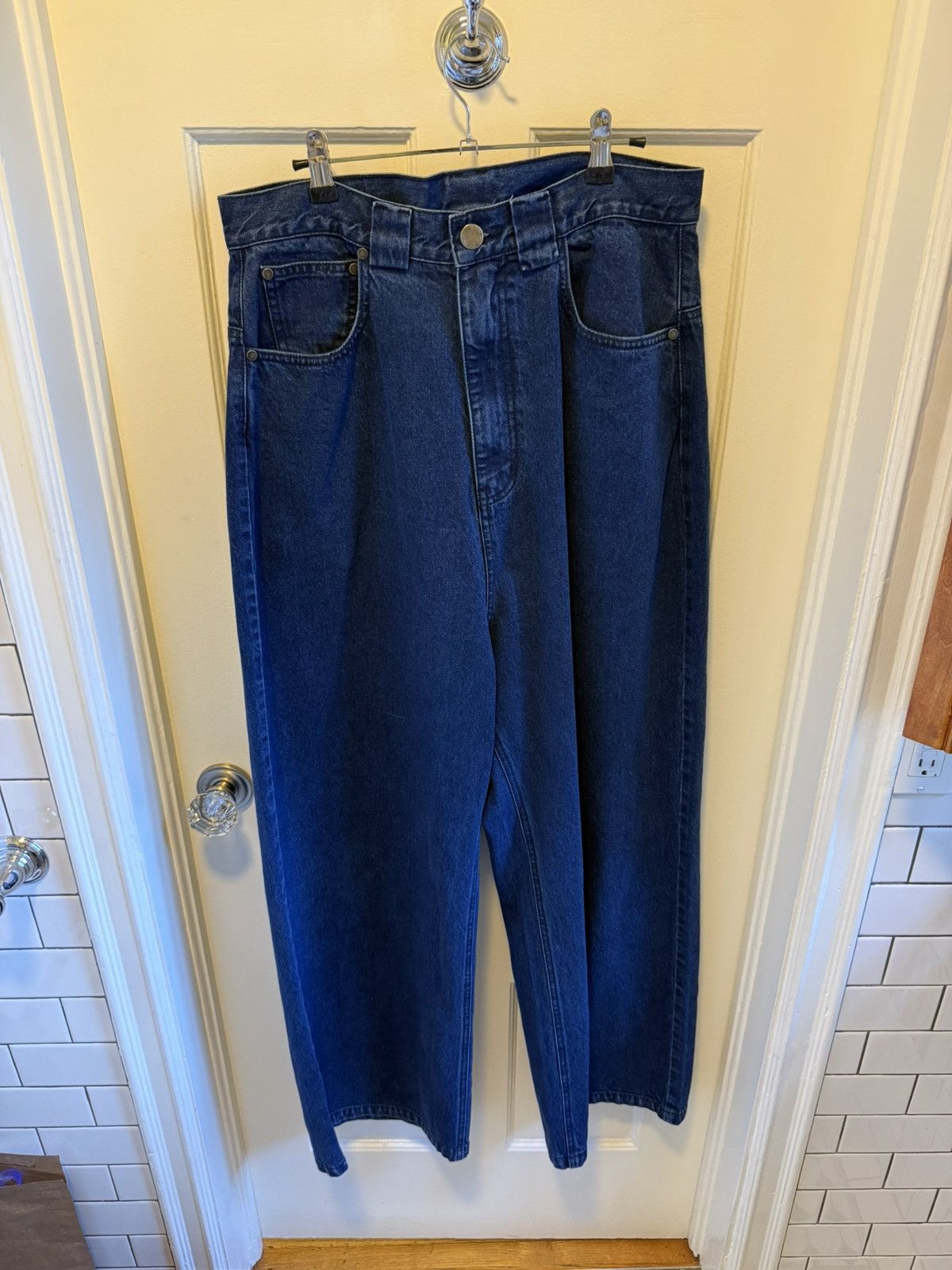 Willy Chavarria WILLY CHAVARRIA SANTEE ALLEY DENIM PANTS SZ M/US34 Size US 34 / EU 50 - 2 Thumbnail
