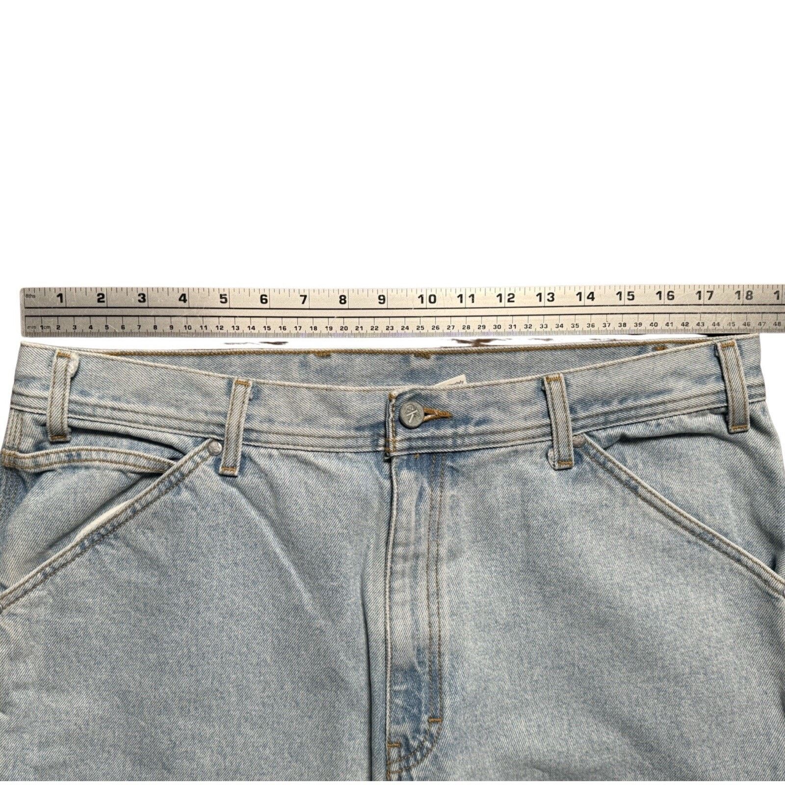 Calvin Klein Vintage Y2K Calvin Klein Light Wah Carpenter Jeans Size US 36 / EU 52 - 5 Thumbnail