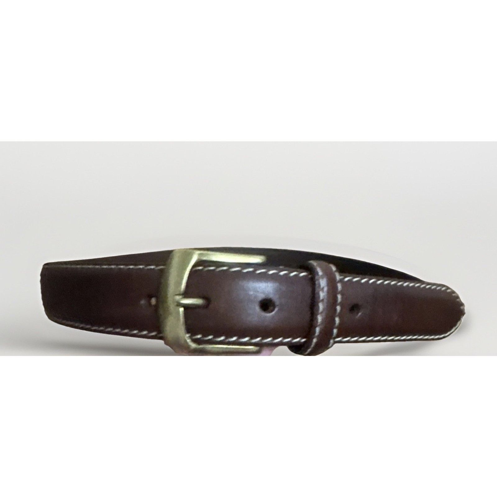 Chaps × Chaps Ralph Lauren × Vintage Chaps Ralph Lauren Brown Leather Belt Gold Buckle Size 40 Size 40 - 1 Thumbnail