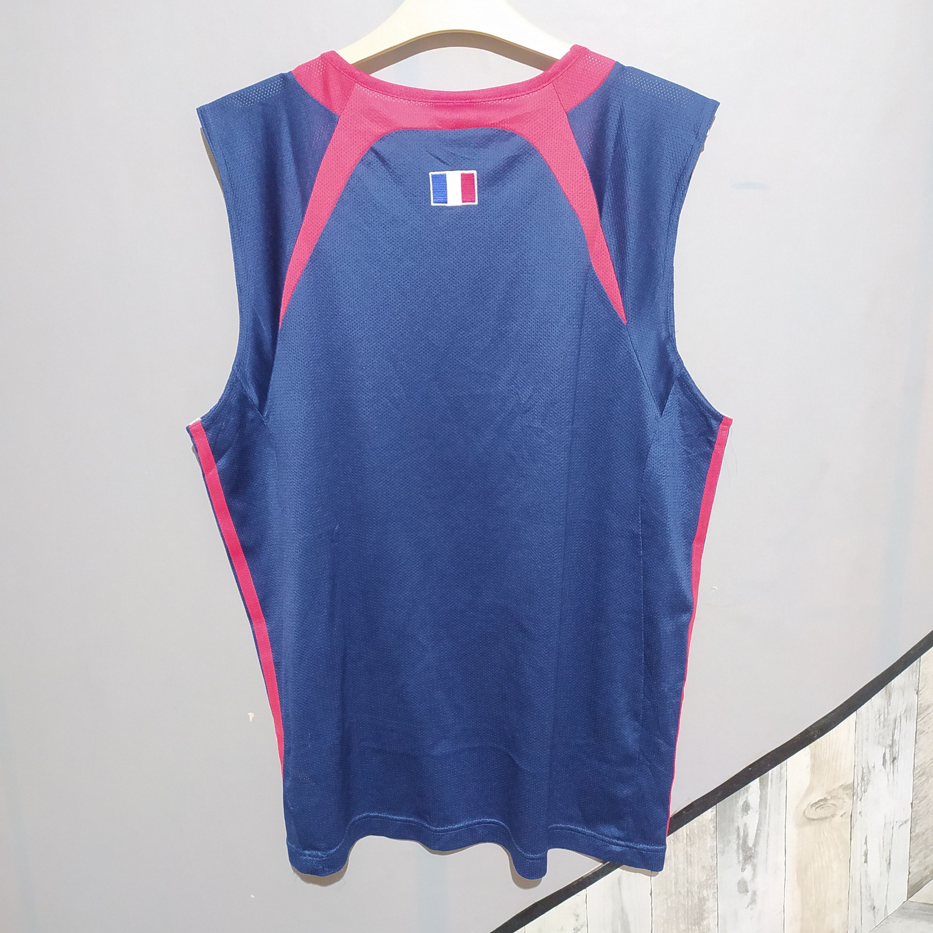 Adidas VTG Adidas x France 2004 (Zidane, etc) Training Shirt Vest Size US M / EU 48-50 / 2 - 12 Thumbnail
