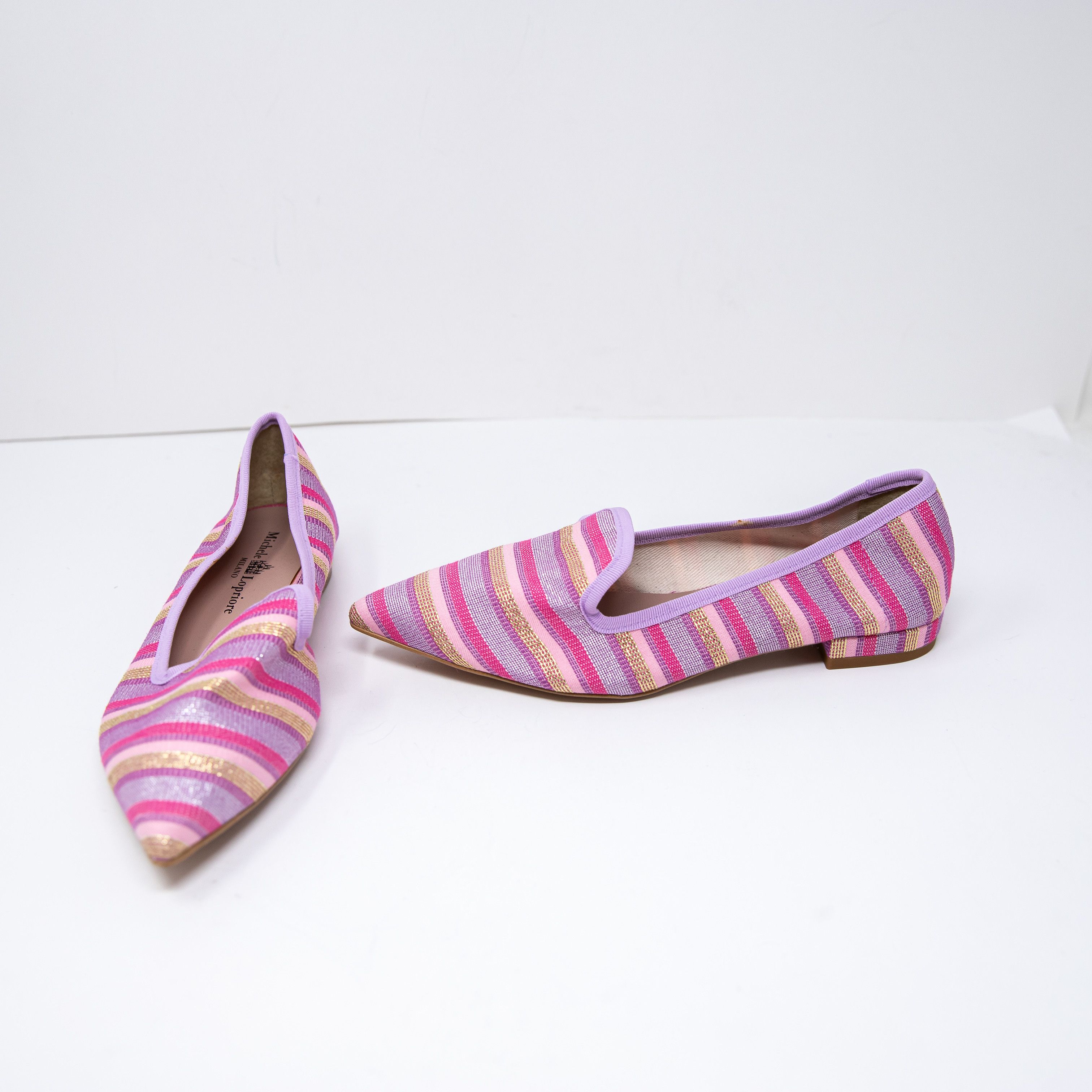 NEW Michele Lopriore Elyse Pointy Loafer