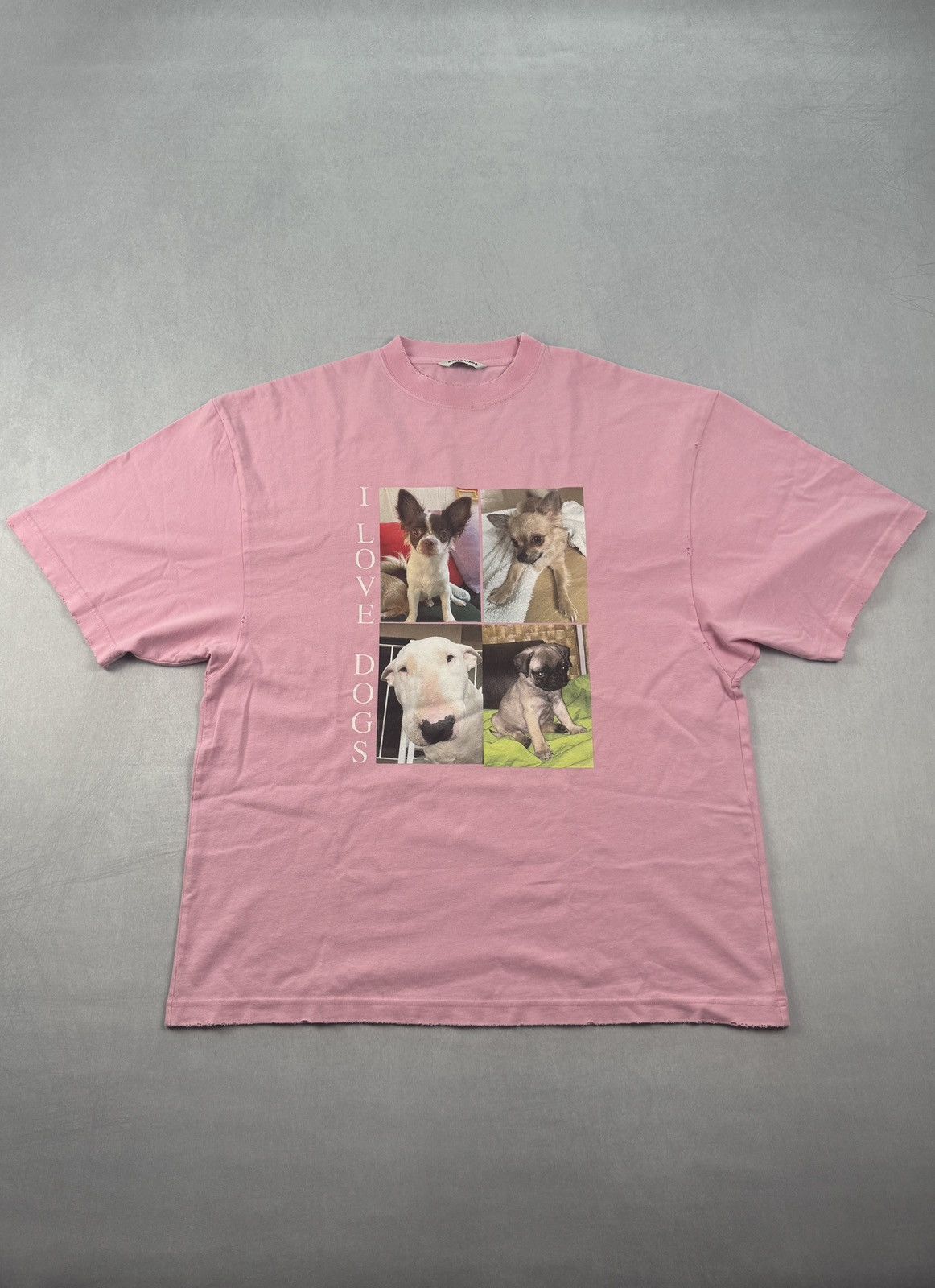 トップス Balenciaga i love dogs t shirt Buy Balenciaga I Love Dogs T-Shirt 'White' - 641614 TJVH1