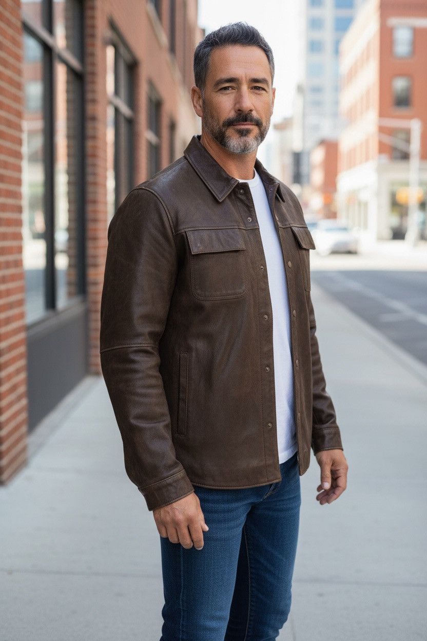 Wilsons Leather Mens Wilson’s leather jacket Size US XXL / EU 58 / 5 - 1 Thumbnail