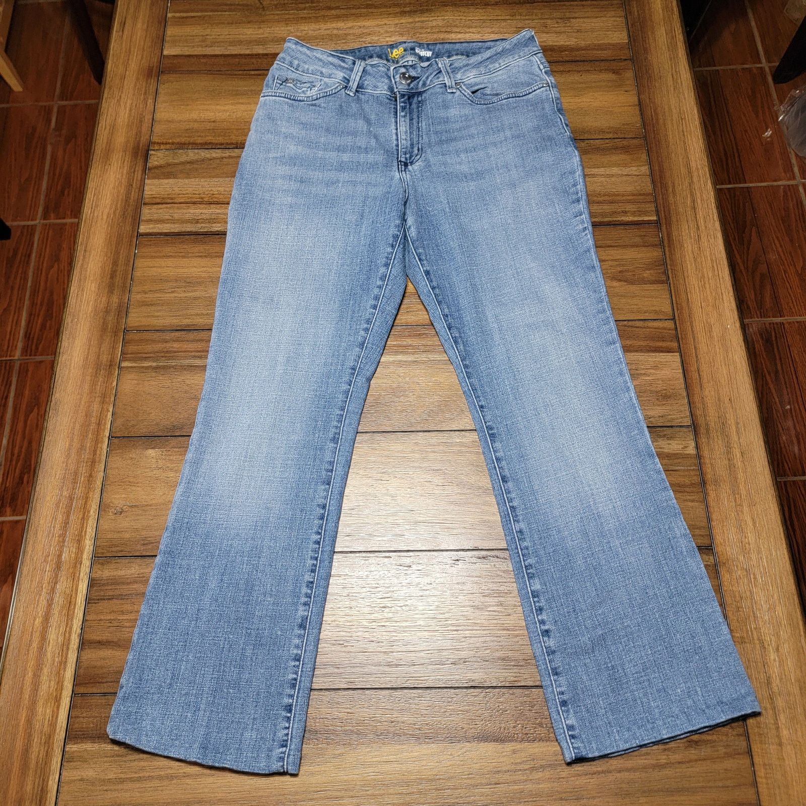 Lee Lee Modern Series Curvy Fit Boot Cut Jeans - Size 12 Petite* Size 34" / US 12 / IT 48 - 1 Thumbnail
