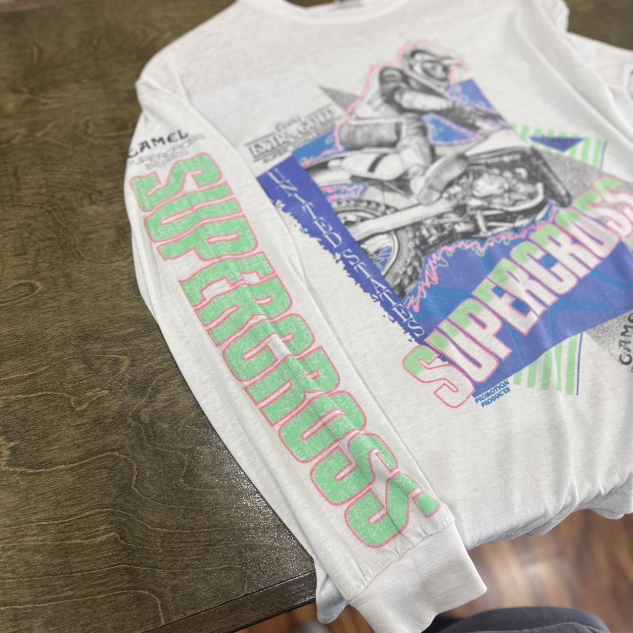 Camel × Vintage Vintage 1989 Supercross Camel Coors Light Moto Racing Tee Size US L / EU 52-54 / 3 - 2 Thumbnail