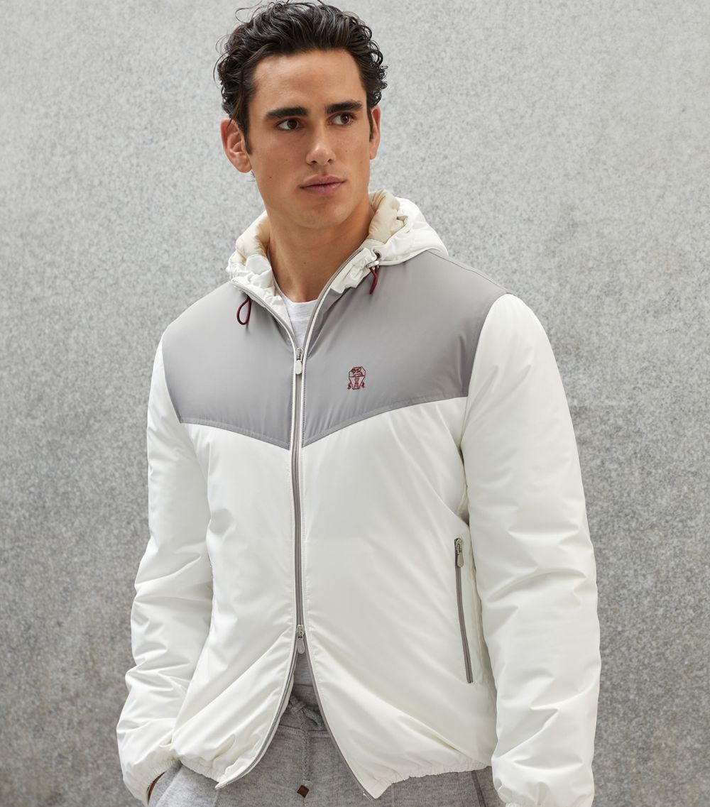 Brunello Cucinelli Jacket in Open White Size US XXL / EU 58 / 5 - 2 Thumbnail