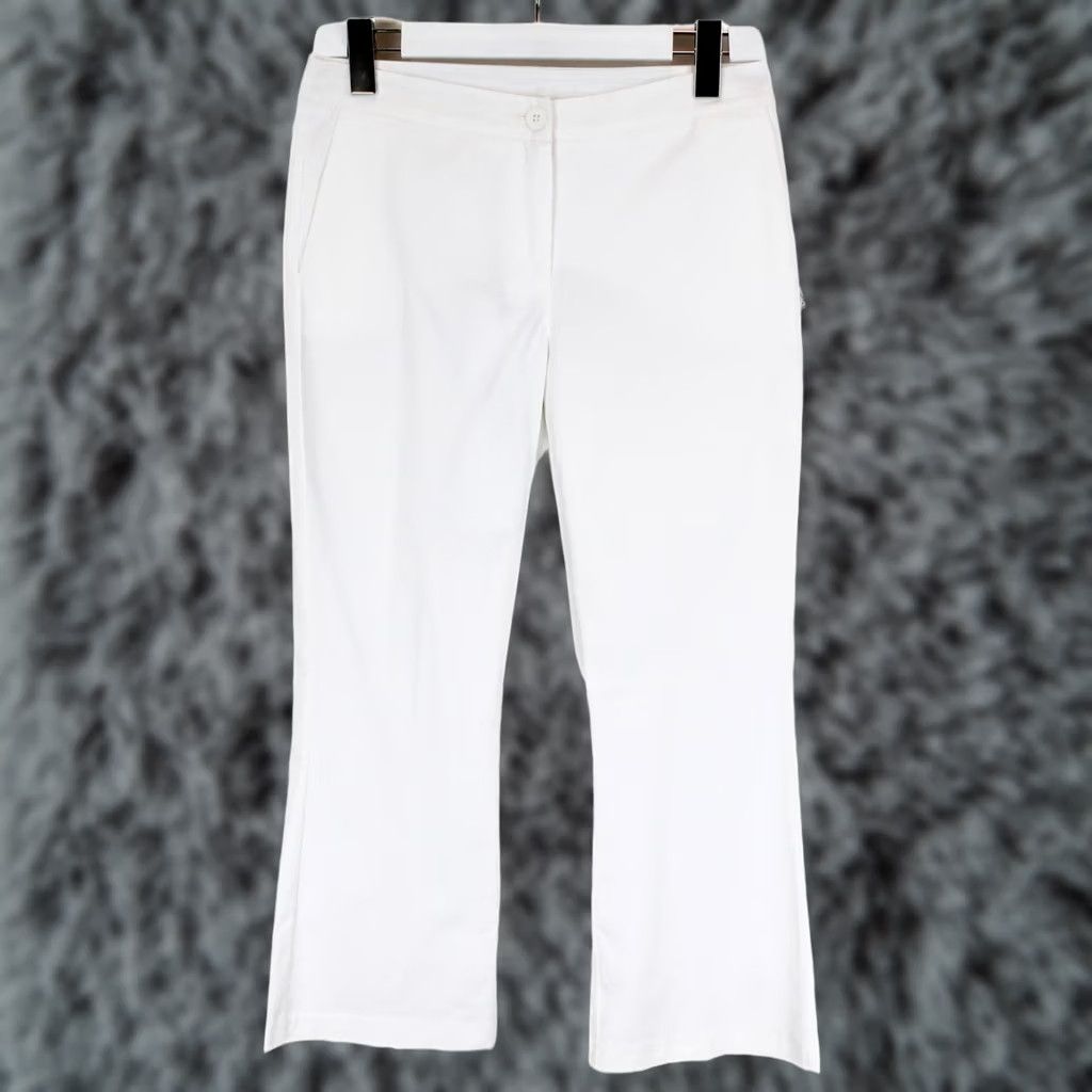 Paradise VICARIO CINQUE Cap Womens S White Paradisi Trousers Women Bootcut Capri Size 28" / US 6 / IT 42 - 1 Thumbnail