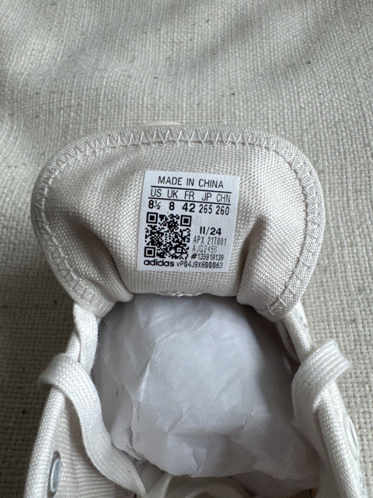 Adidas × Y-3 Adidas Y-3 Nizza Low in White Talc Size US 8.5 / EU 41-42 - 8 Thumbnail