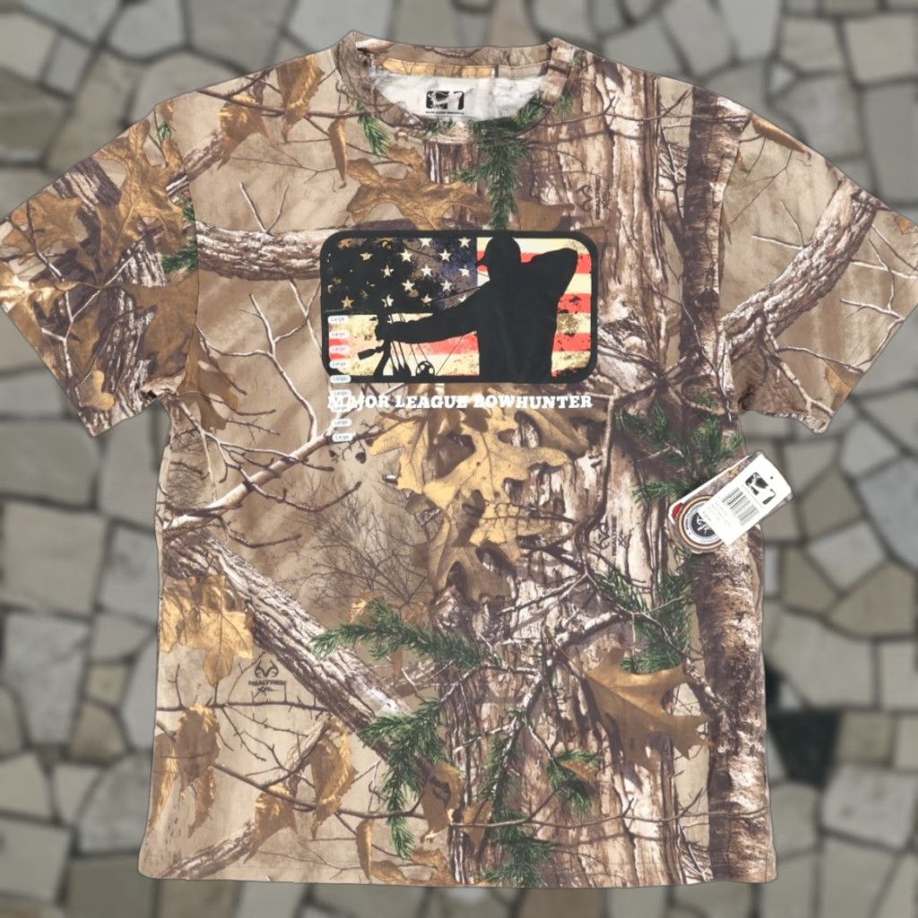 Realtree Major League Bowhunter Fadeout Realtree Camouflage T-Shirt Men's L Size US L / EU 52-54 / 3 - 1 Thumbnail