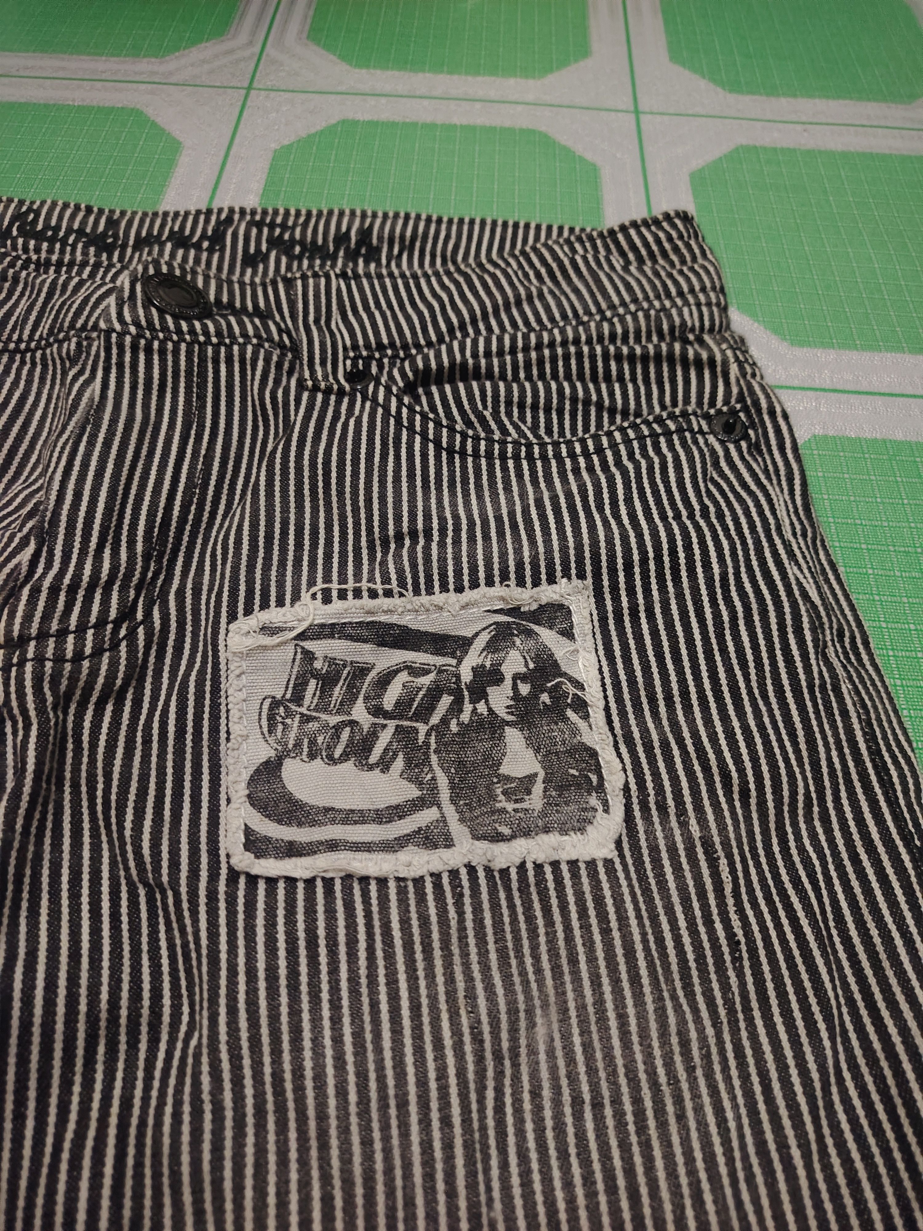 Who Decides War Japanese Back & Forth Hickory Pants Striped I6W9 Style Size US 30 / EU 46 - 7 Thumbnail