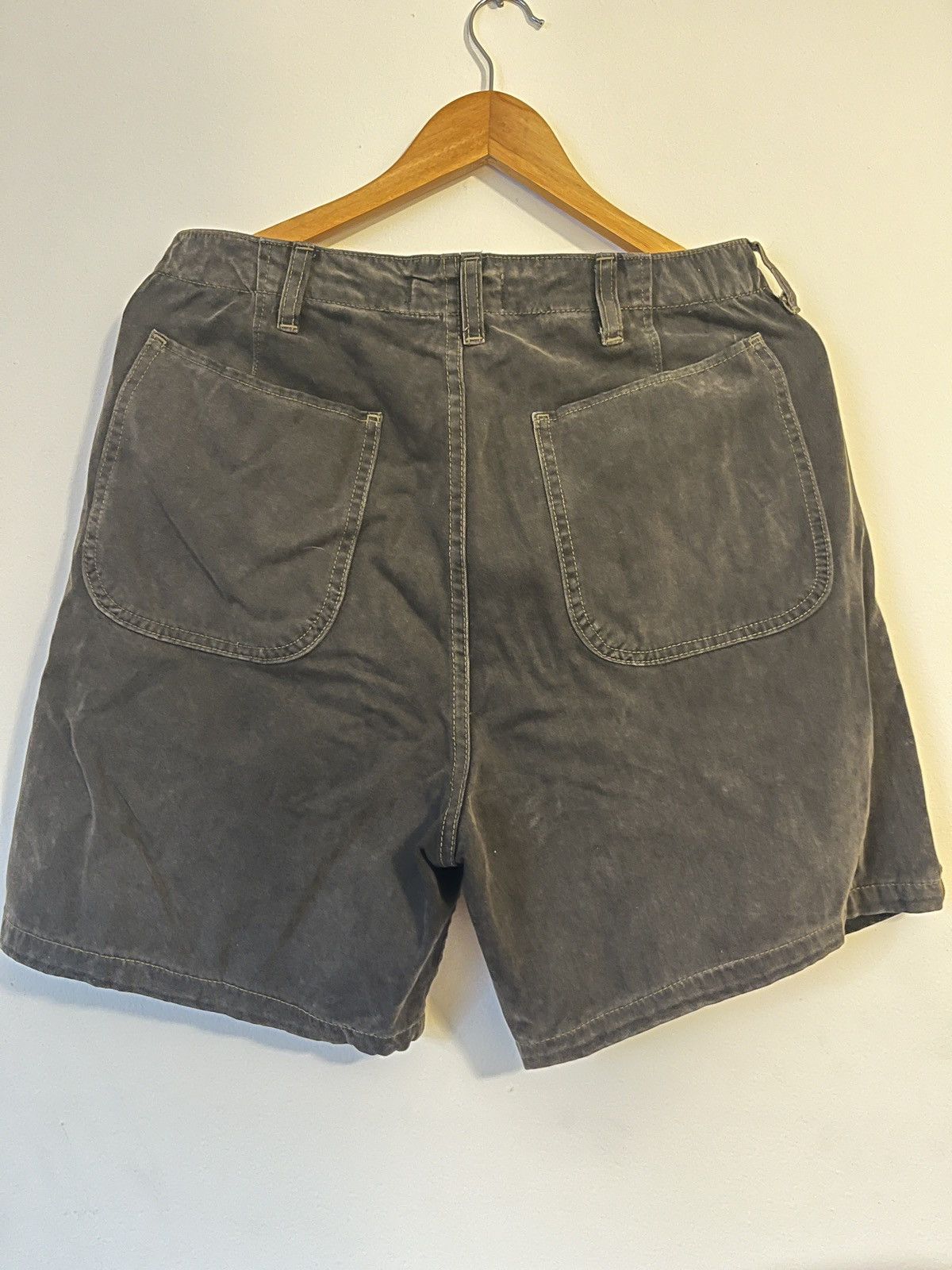 Bare Knuckles Bare Knuckles Washed Herringbone Shorts Size US 30 / EU 46 - 2 Thumbnail