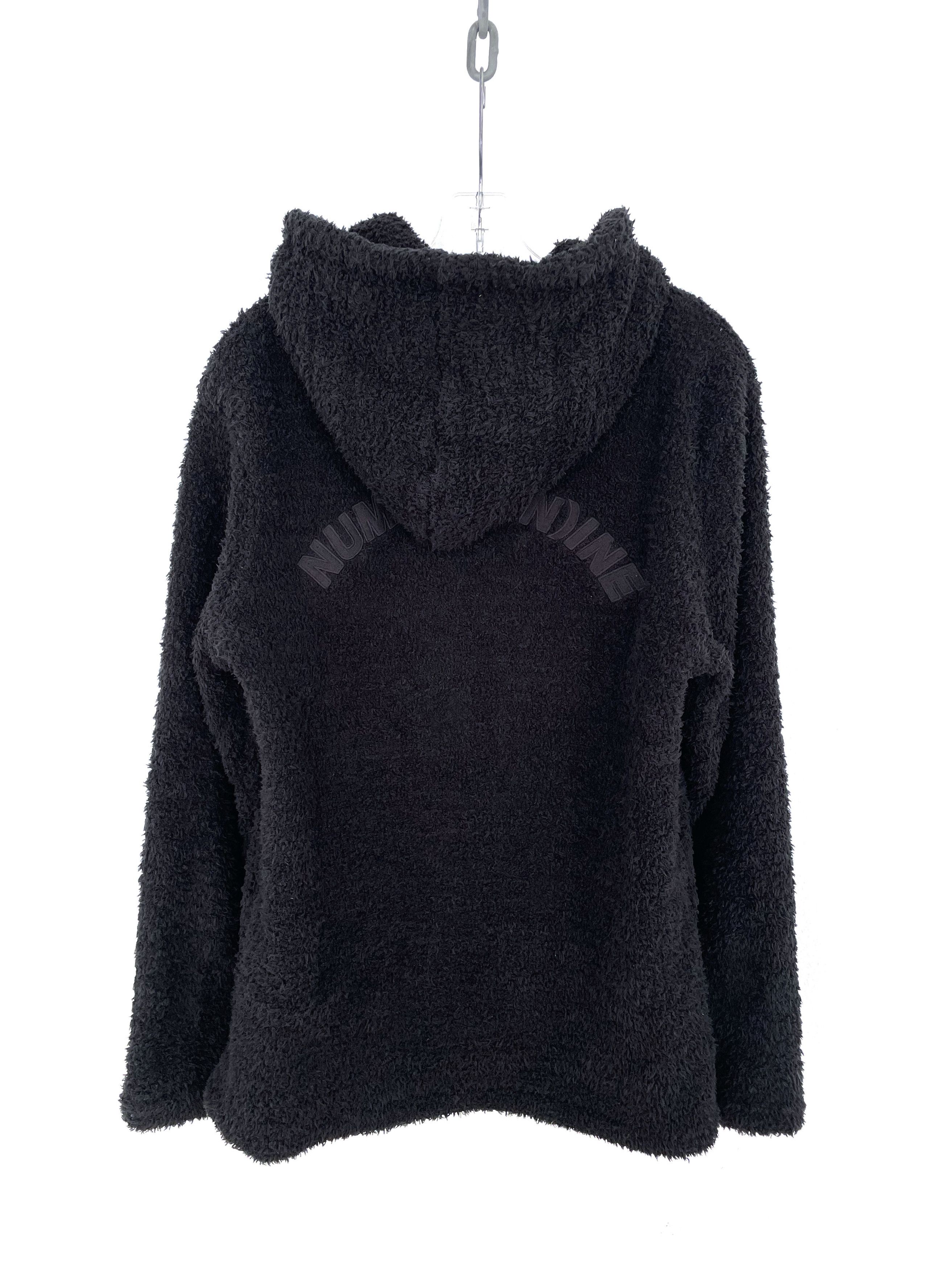 Number (N)ine Fuzzy Zip Hoodie Size US L / EU 52-54 / 3 - 6 Thumbnail