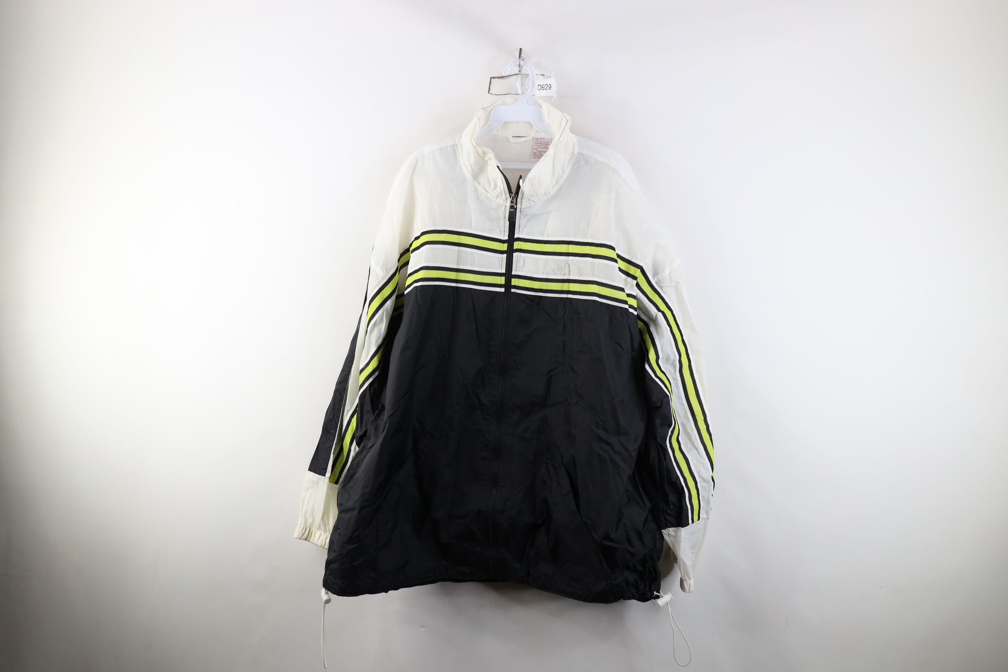 Vintage 90s Streetwear Color Block Windbreaker Jacket Nylon