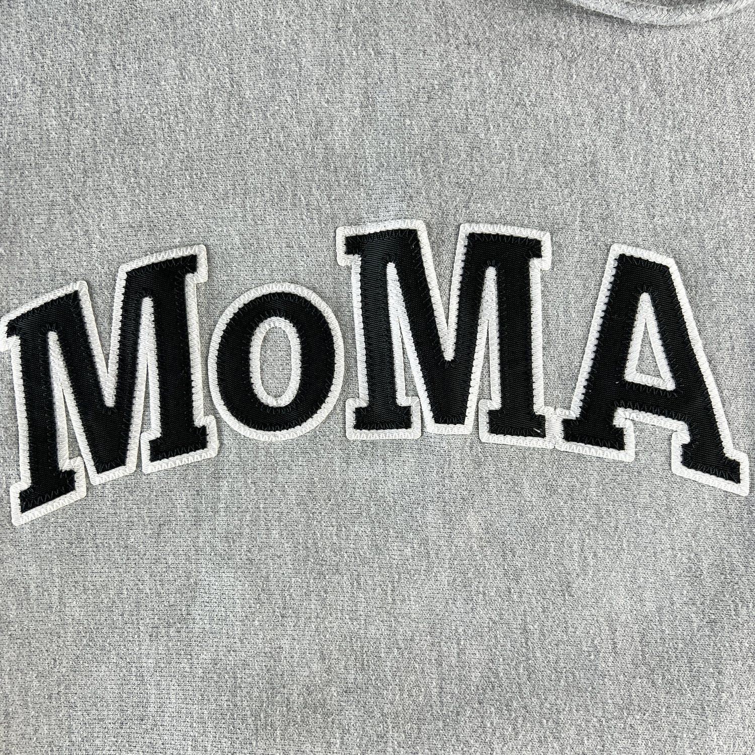MoMA MoMa Grey Black Logo Hoodie Size US M / EU 48-50 / 2 - 3 Thumbnail