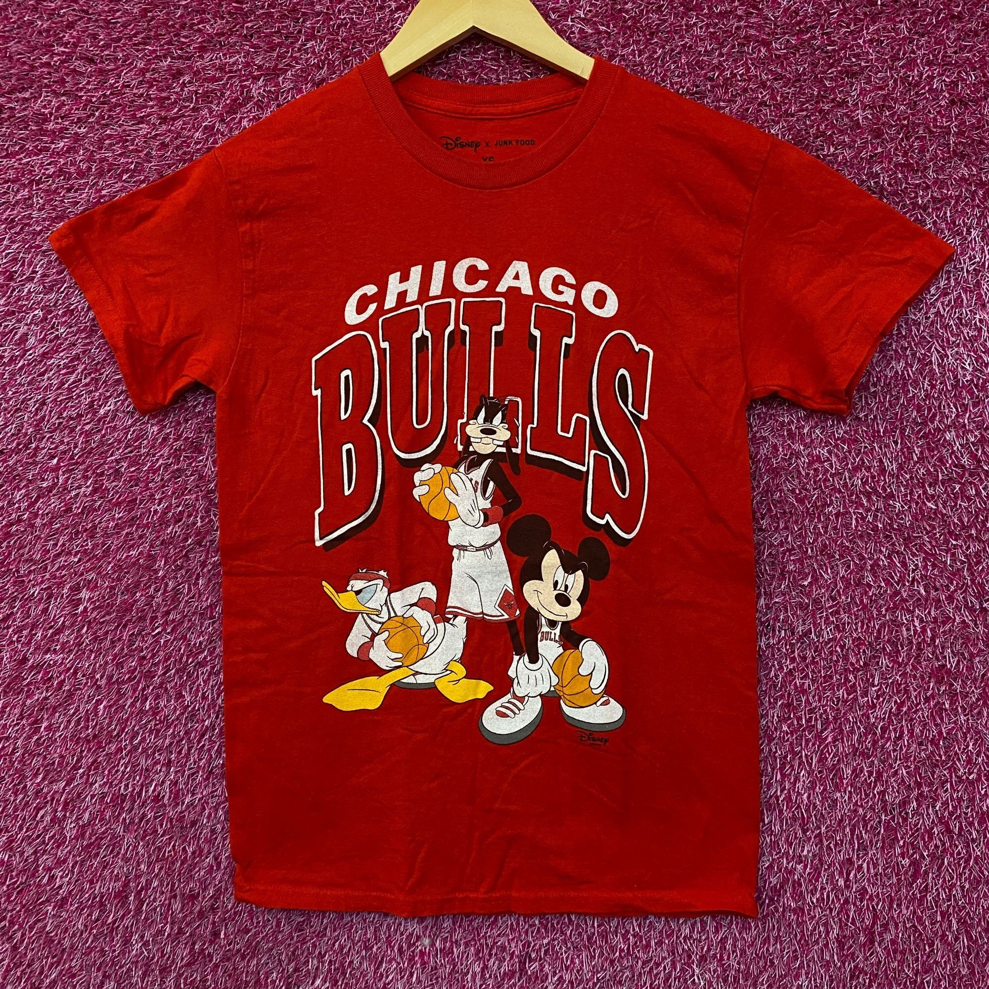 Junk Food Junk Food Chicago Bulls x Disney Mickey Squad Graphic T-Shir Size US XS / EU 42 / 0 - 1 Thumbnail