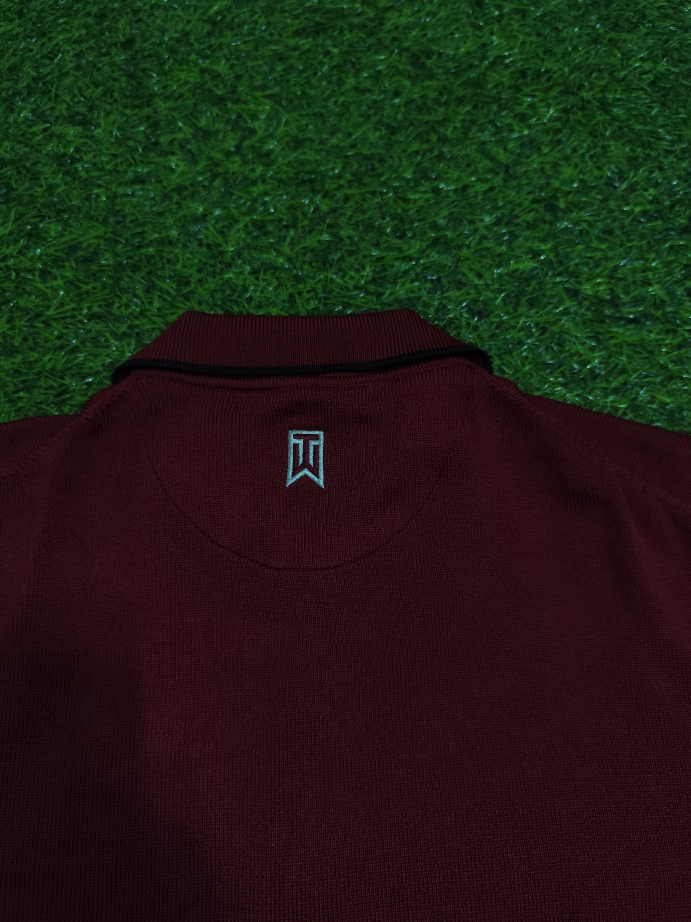 Nike Maroon Nike Tiger Woods Polo Shirt knitted Size US S / EU 44-46 / 1 - 4 Thumbnail