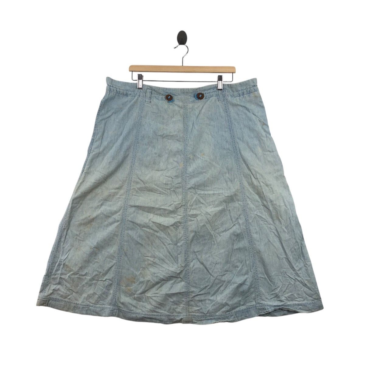 Hysteric Glamour Nobuhiko Kitamura HYSTERIC GLAMOUR Punk Big Size Midi Skirt Size 42" / US 20 - 1 Thumbnail