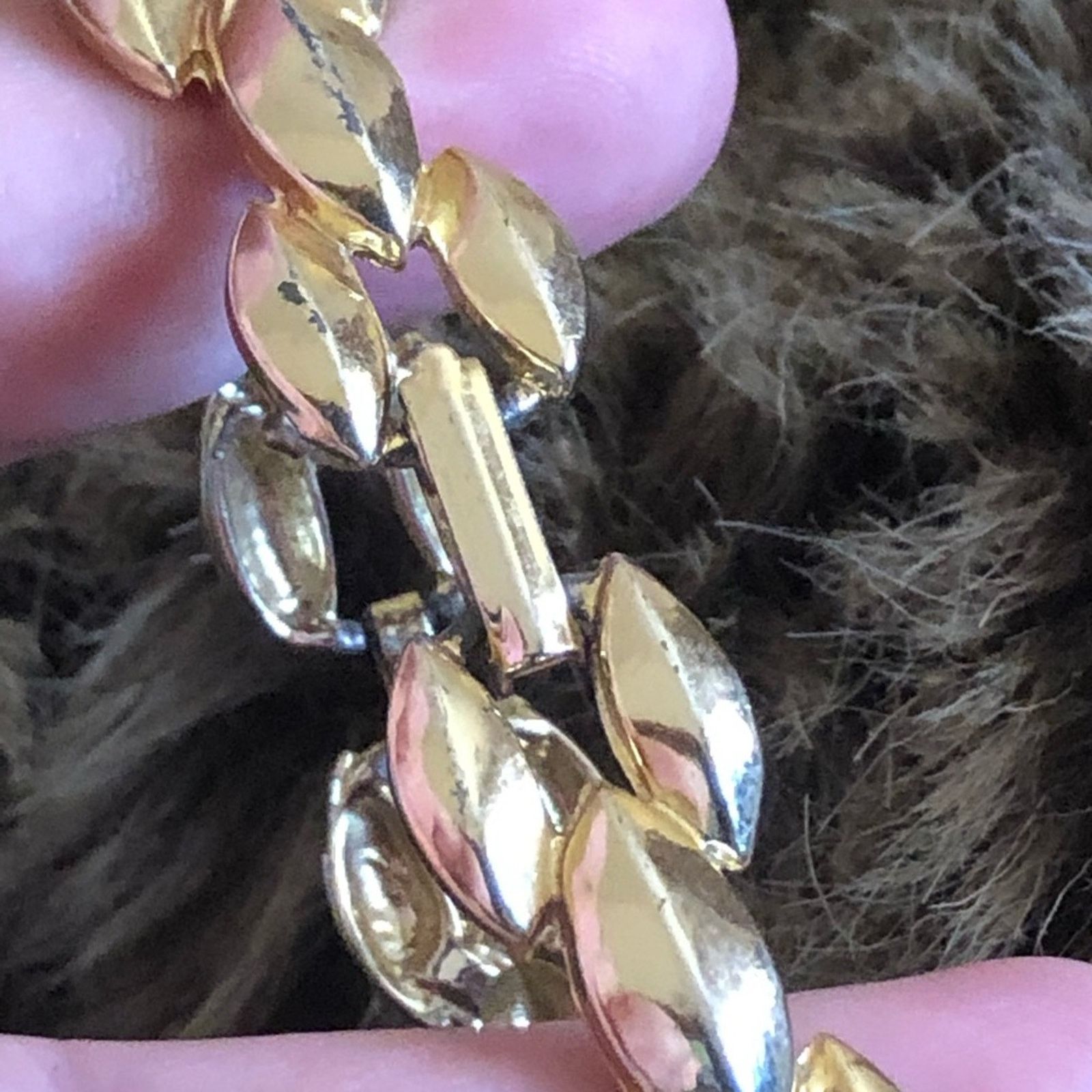 Vintage Vintage 70s-80s gold plated link bracelet Size ONE SIZE - 7 Thumbnail