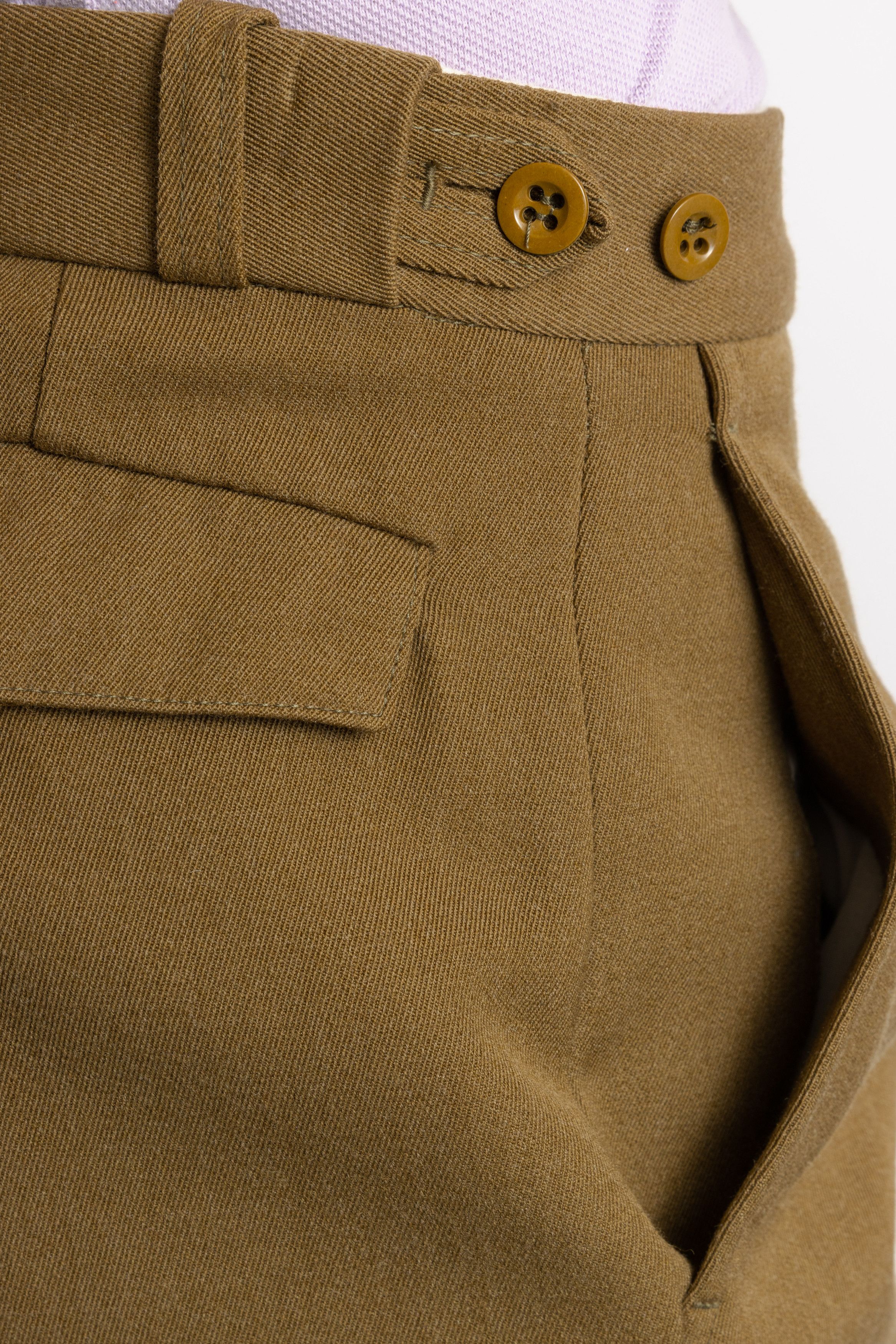 Vintage Men's Vintage 1970s Wool Trousers 32 size 8731 Size US 32 / EU 48 - 6 Thumbnail