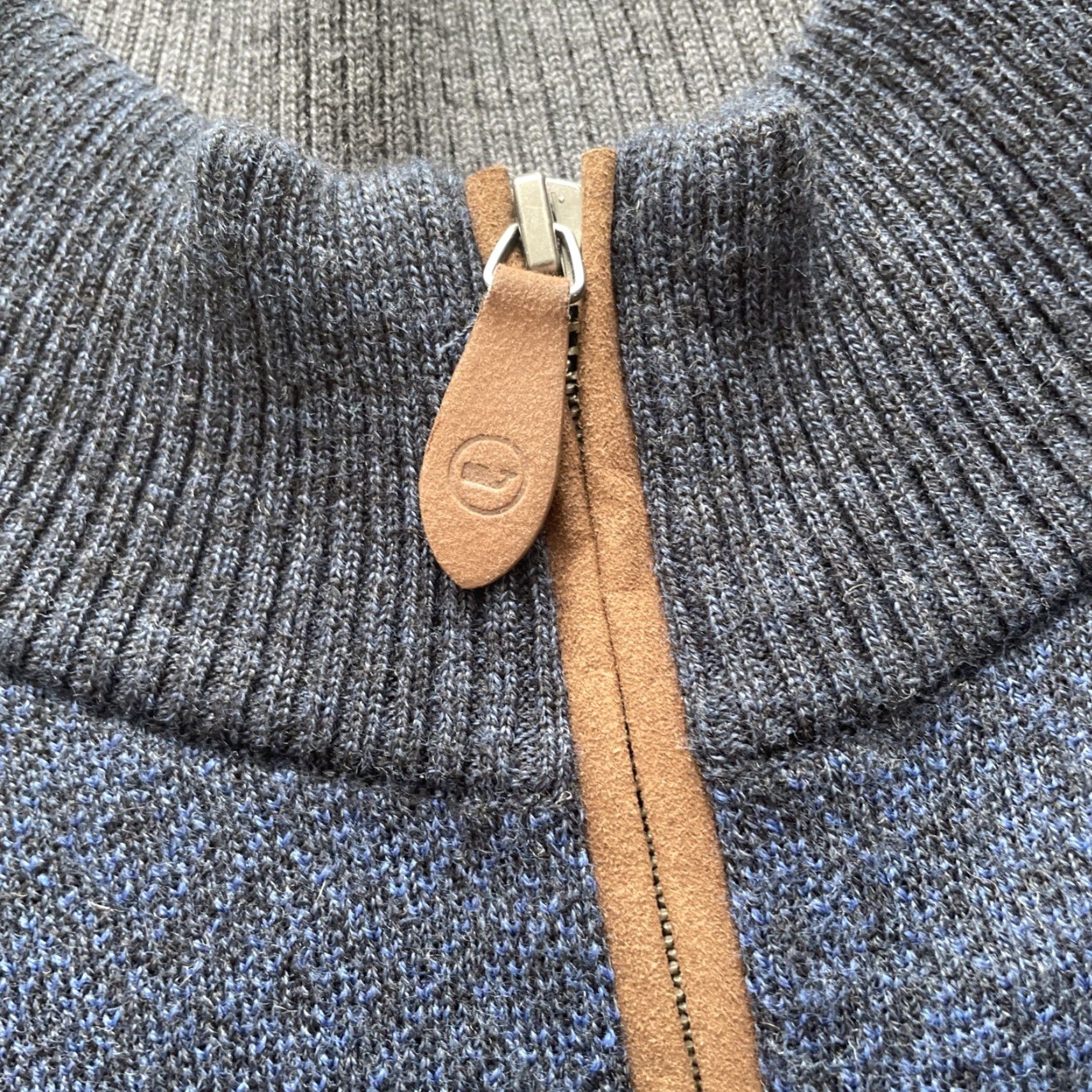 Vineyard Vines Vineyard Vines 1/4 Zip Merino Wool Pullover Mens XL Blue Sweatshirt Shirt Size US XL / EU 56 / 4 - 4 Thumbnail