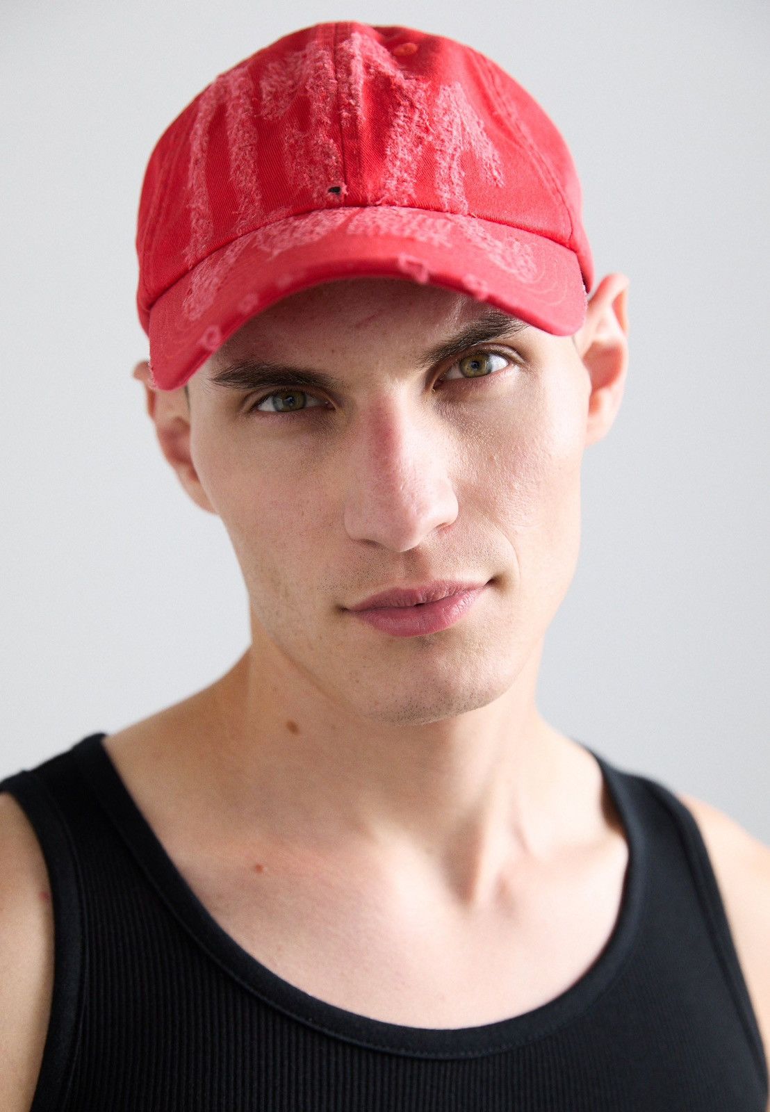 032c !DS! SS24 032c Logo Distressed Red Cap Size ONE SIZE - 12 Thumbnail