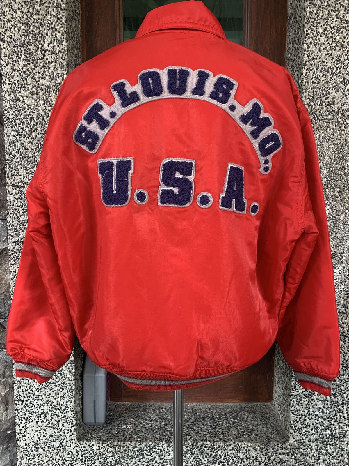 Budweiser × Vintage Vintage Budweiser St Louis Mo USA Patches Varsity Jacket Size US M / EU 48-50 / 2 - 4 Thumbnail