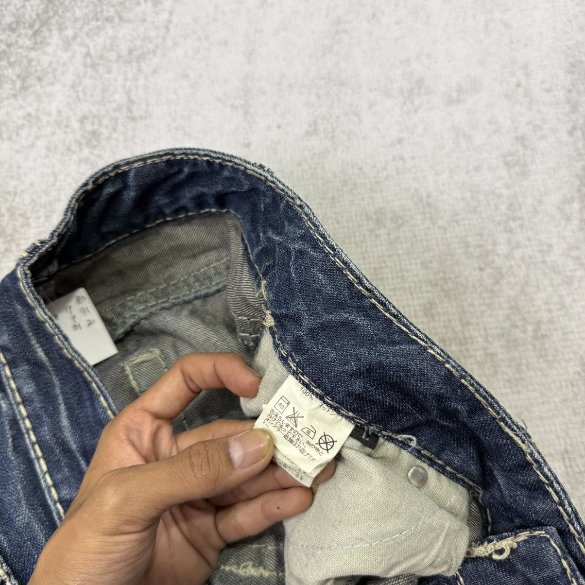 Japanese Brand 00s Iggy Tribe faded light jeans denim blue Size US 30 / EU 46 - 10 Thumbnail