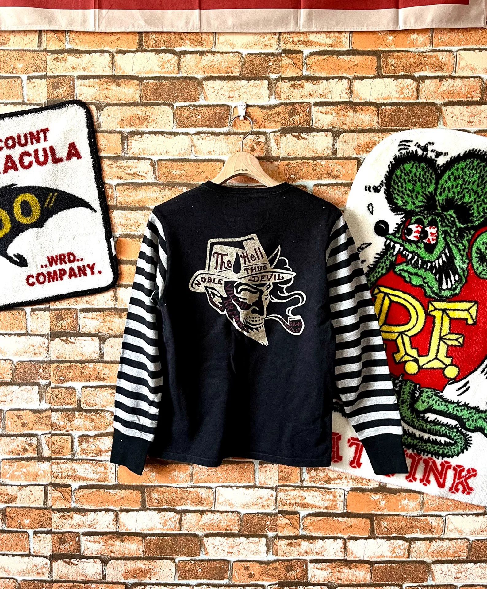 Gangster Doodles GANGSTERVILLE Henley Long Sleeve T-shirt Size US S / EU 44-46 / 1 - 1 Thumbnail