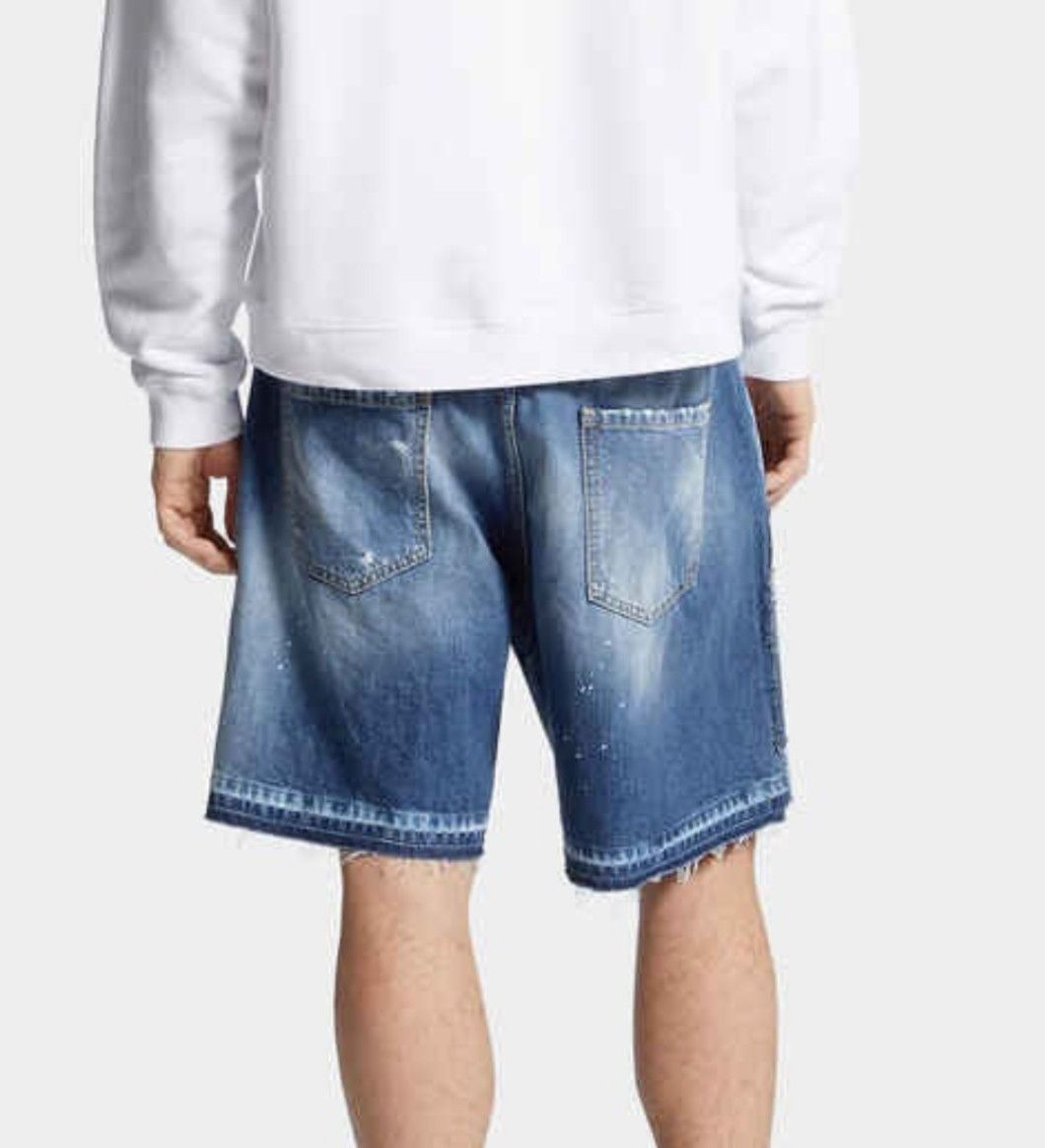Dsquared2 DSQUARED2 Men’s Distressed Denim Shorts – value 750$CAD Size US 28 / EU 44 - 7 Thumbnail