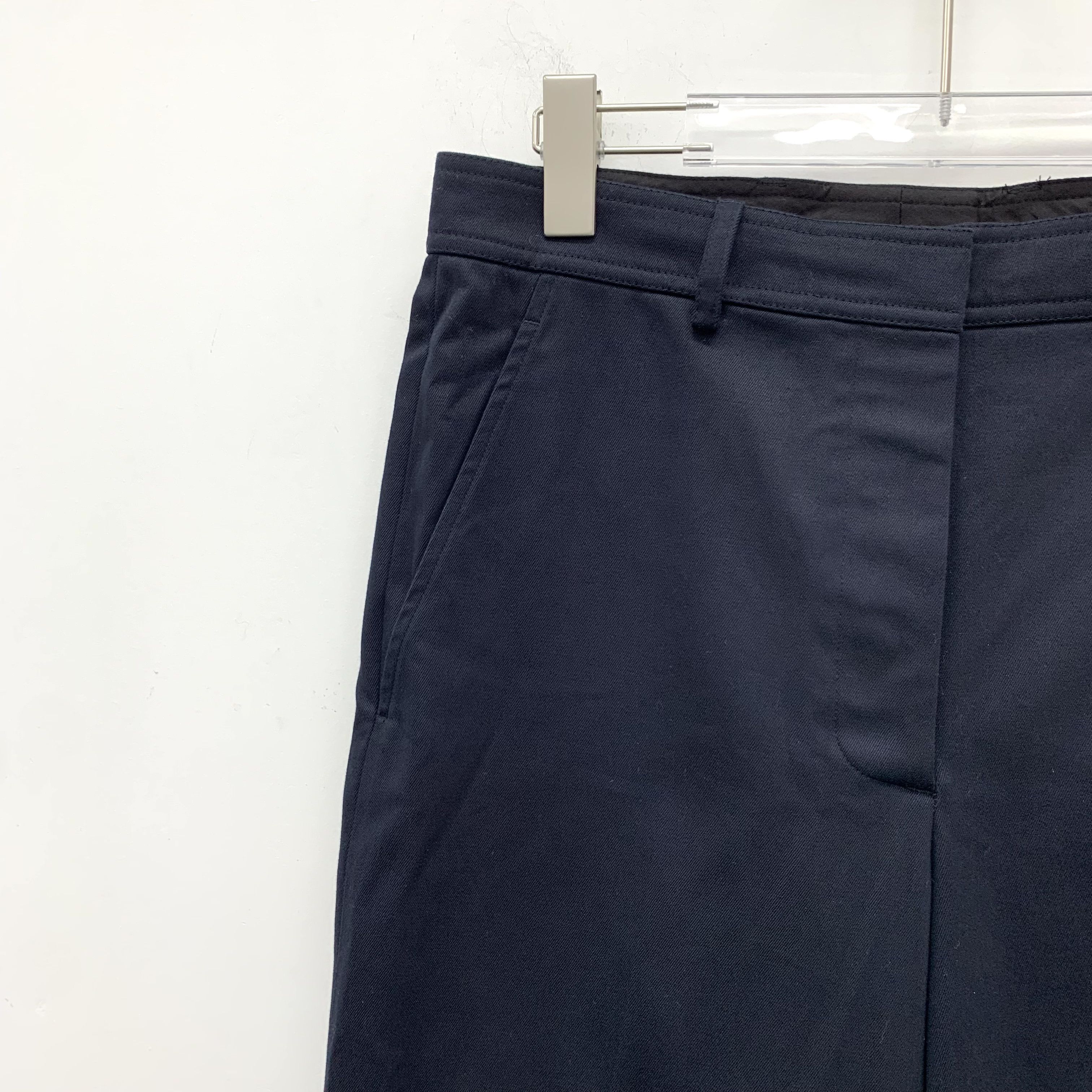 Thom Browne Thom Browne Navy-Blue Cotton Trousers (Size 40) Size 27" / US 4 / IT 40 - 7 Thumbnail