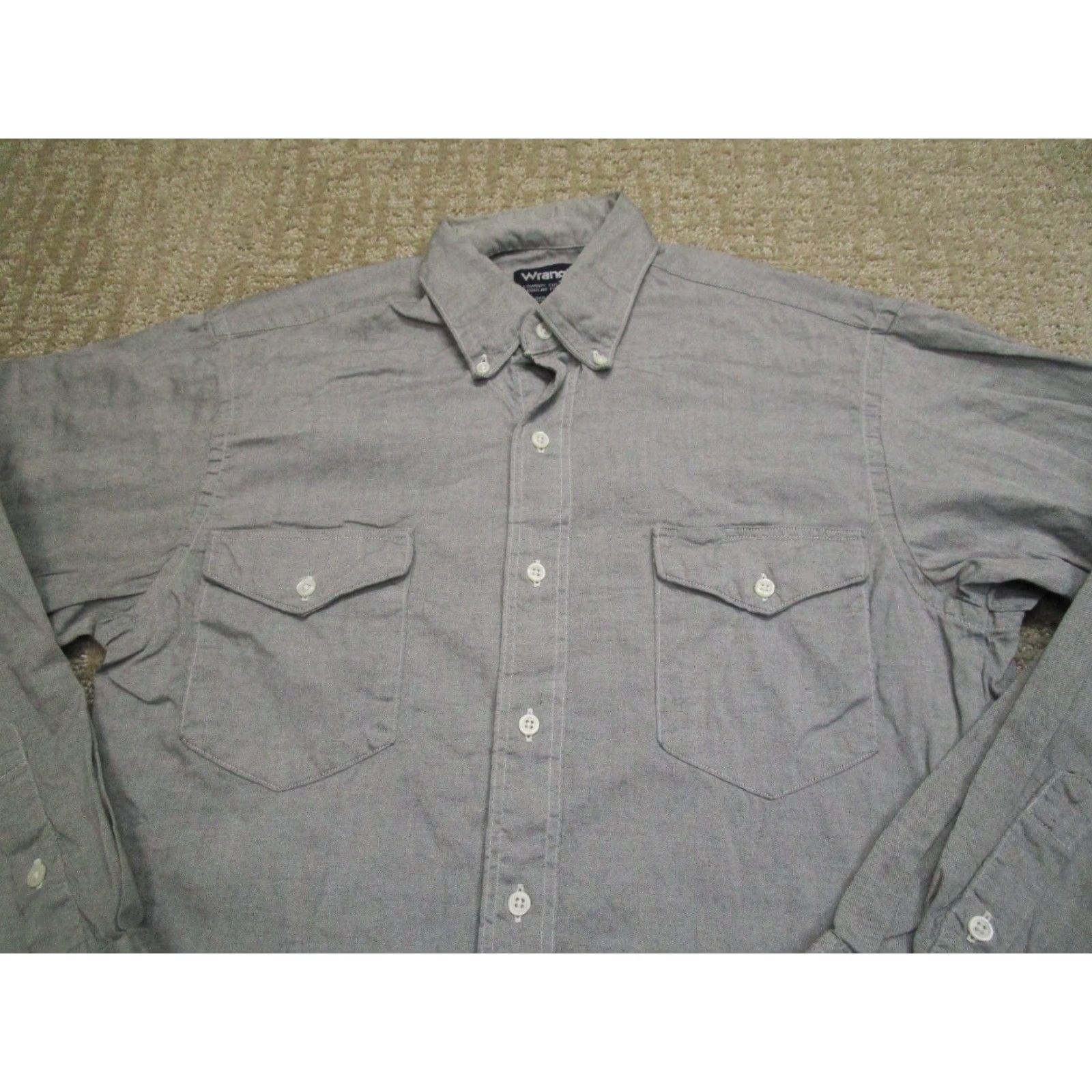 Wrangler VINTAGE Wrangler Shirt Men XS? No Size M? Size US M / EU 48-50 / 2 - 2 Thumbnail