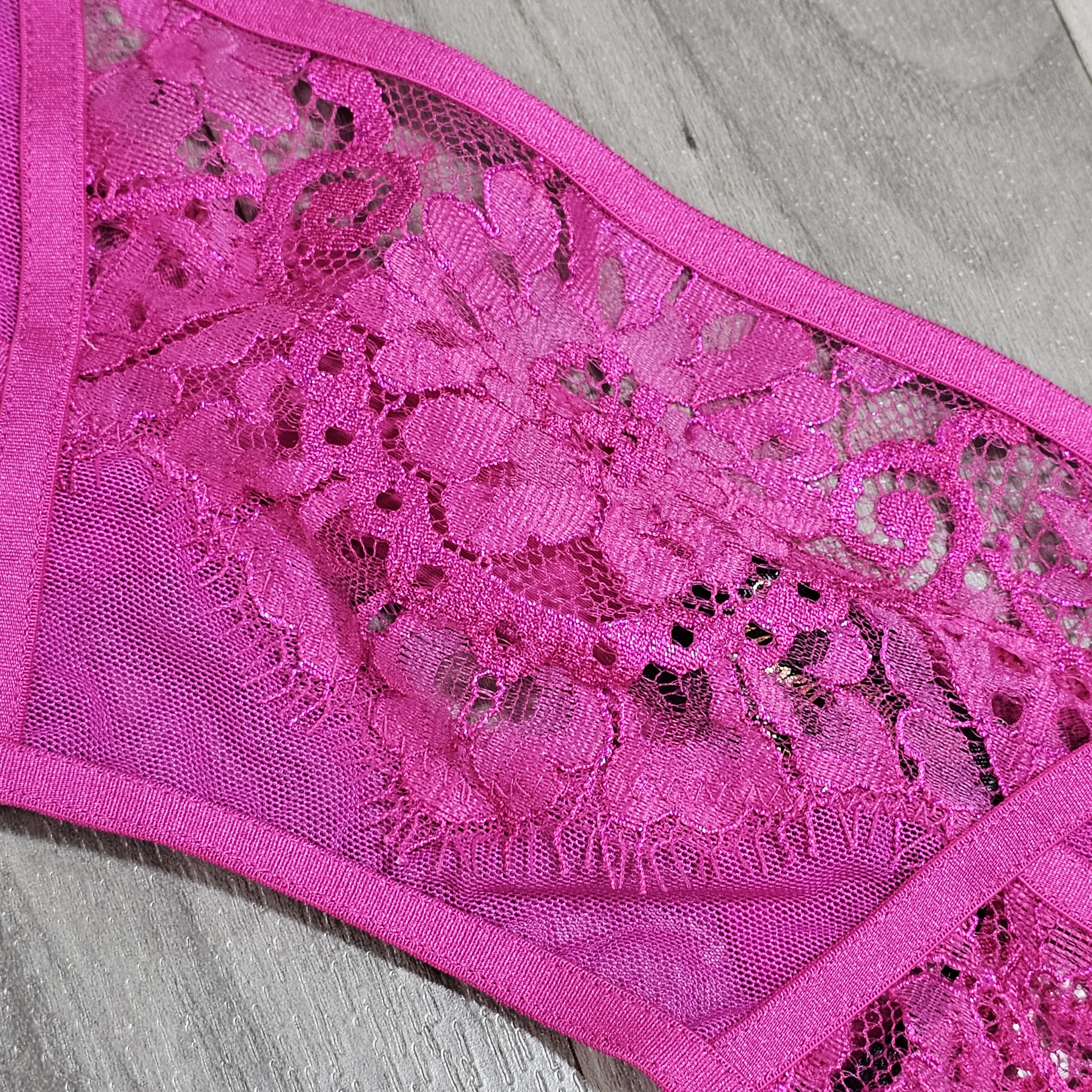 Other Honey Birdette Vanessa Hot Pink Suspender Garter Belt XS Size ONE SIZE - 4 Thumbnail