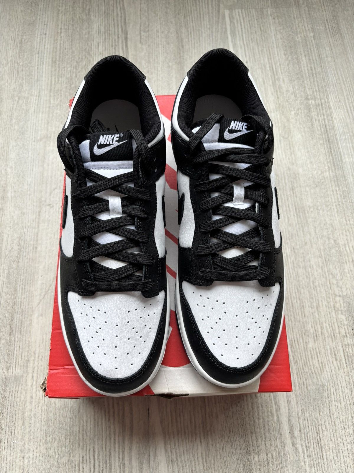 Nike Nike Dunk Low Panda Size US 12 / EU 45 - 3 Thumbnail