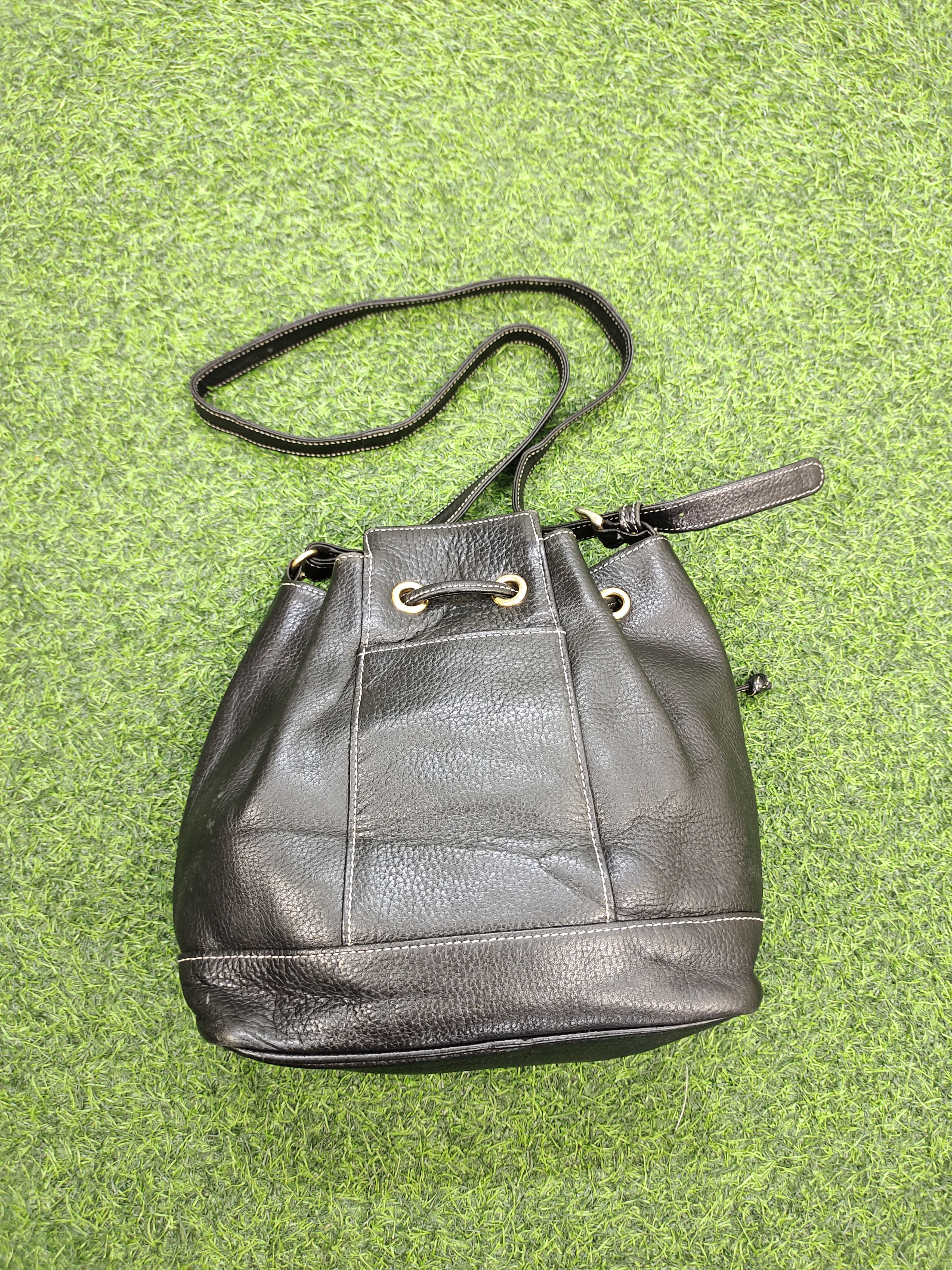 Hysteric Glamour Vintage Jacovitti Patina Full Leather Bucket Bag Size ONE SIZE - 4 Thumbnail