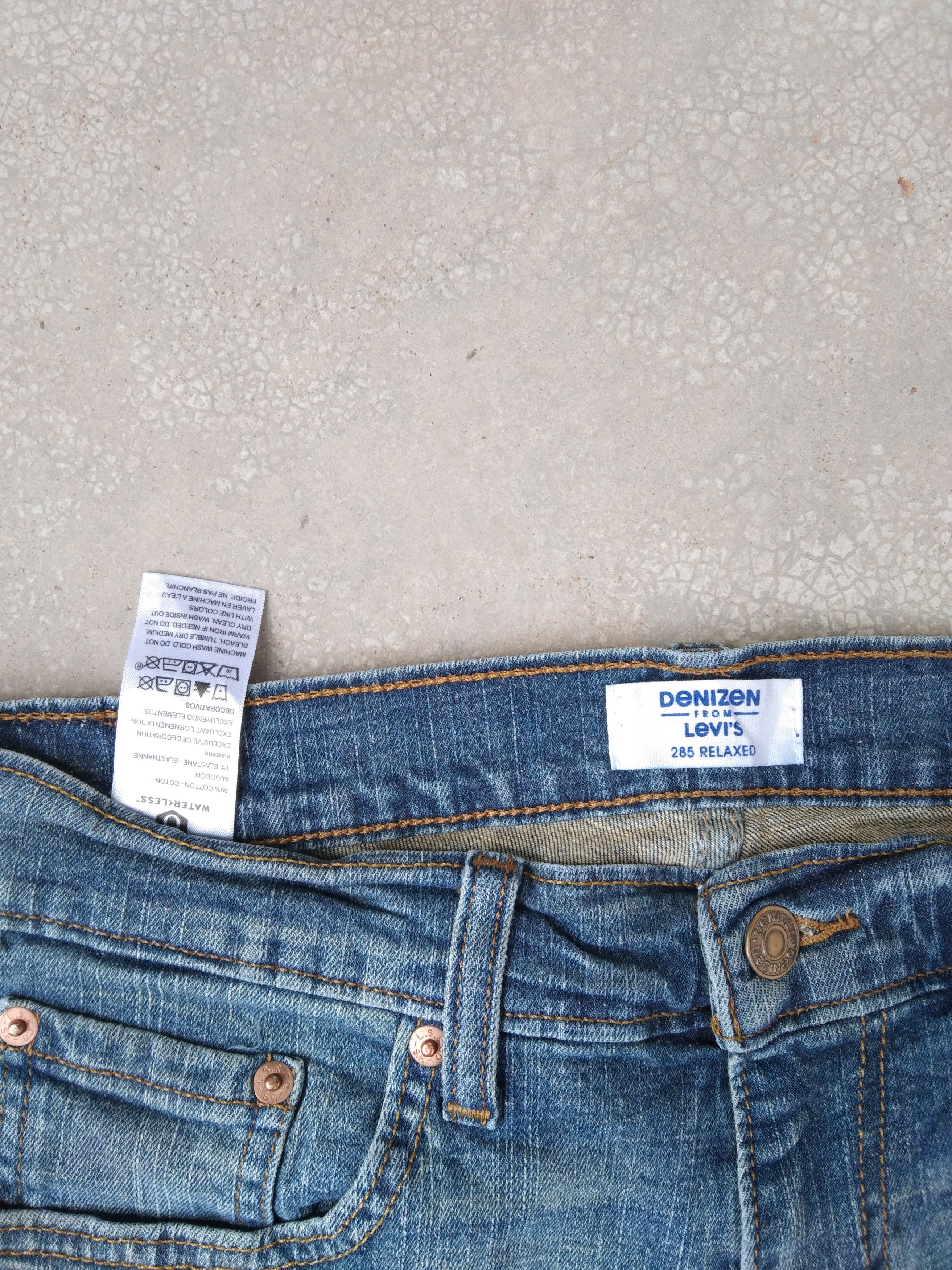 Levi's Denizen From Vintage Levi's 285 Faded Blue Jeans 30x29 Size US 30 / EU 46 - 6 Thumbnail
