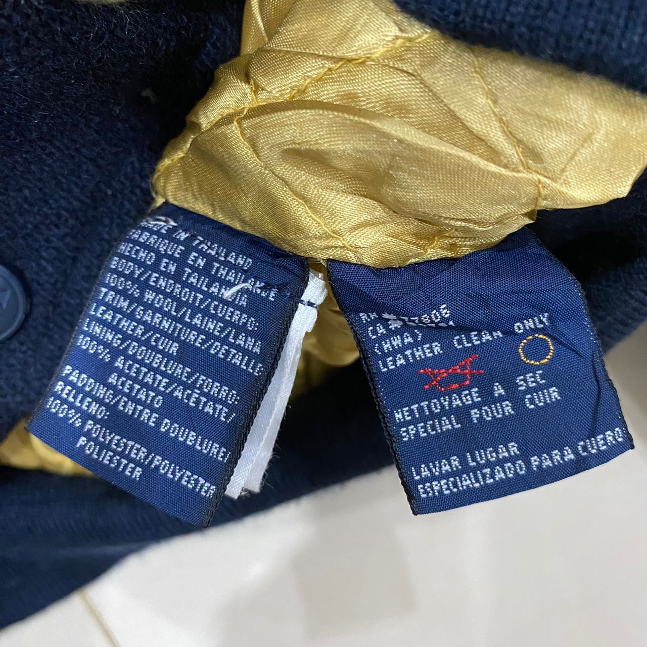 Tommy Hilfiger Vintage Tommy Hilfiger Wool Leather Varsity Jacket Size US L / EU 52-54 / 3 - 15 Thumbnail