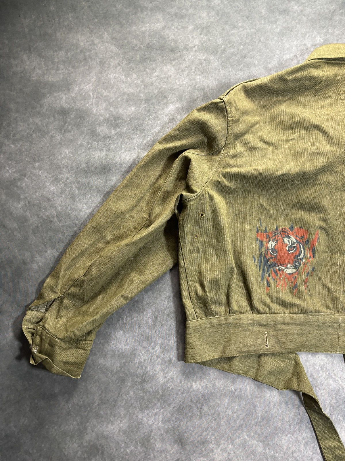 1950s British Army Battledress Jacket WW2 Vintage Short Coat