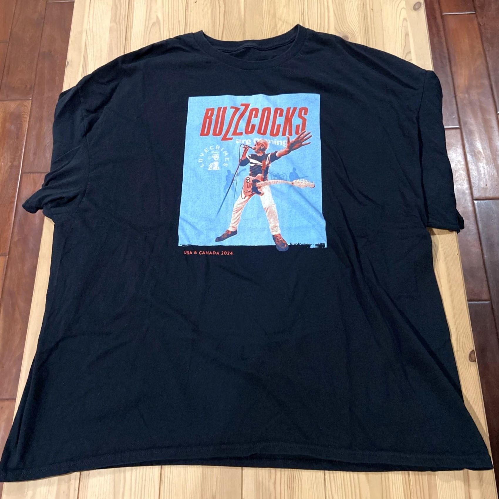Vintage VINTAGE BUZZCOCKS Buzzcocks are coming 2024 USA Canada Tour Band Punk Shirt 2XL Black Mens T-Shirt Short Sleeve Punk 2XL Size US XXL / EU 58 / 5 - 2 Thumbnail