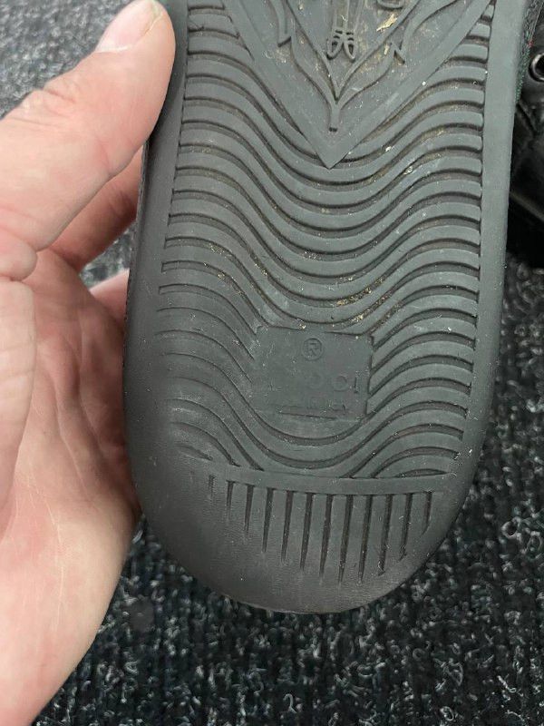 Designer × Gucci × Vintage GUCCI BLACK ACE SNEAKERS Size US 10 / EU 43 - 8 Thumbnail