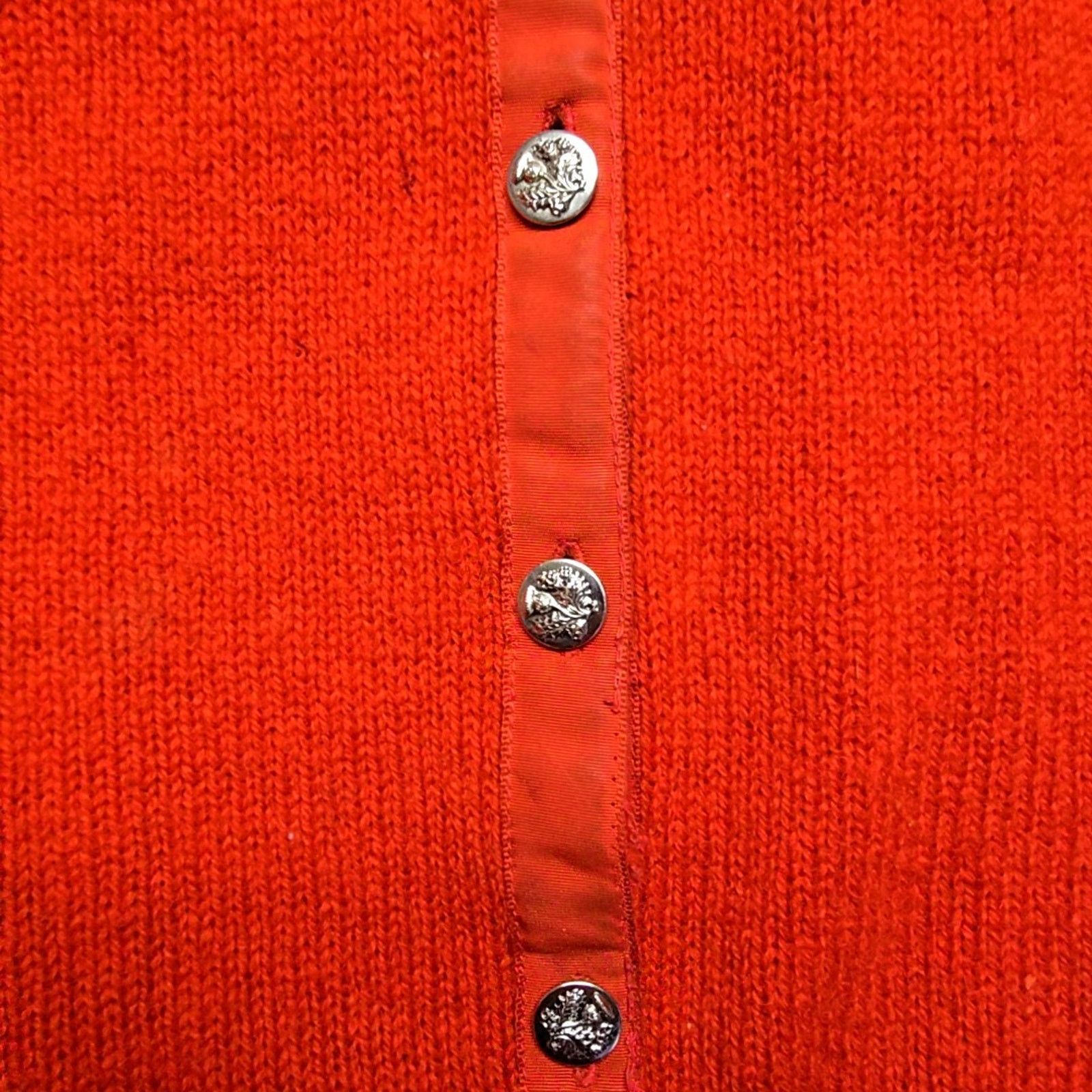 Talbots Vintage Talbots Red Wool Cardigan Button Front Womens M Size M / US 6-8 / IT 42-44 - 5 Thumbnail